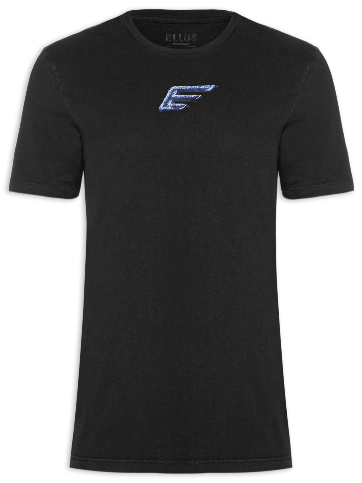 Camiseta Masculina Cotton Fine Easa Paint Classic - Preto