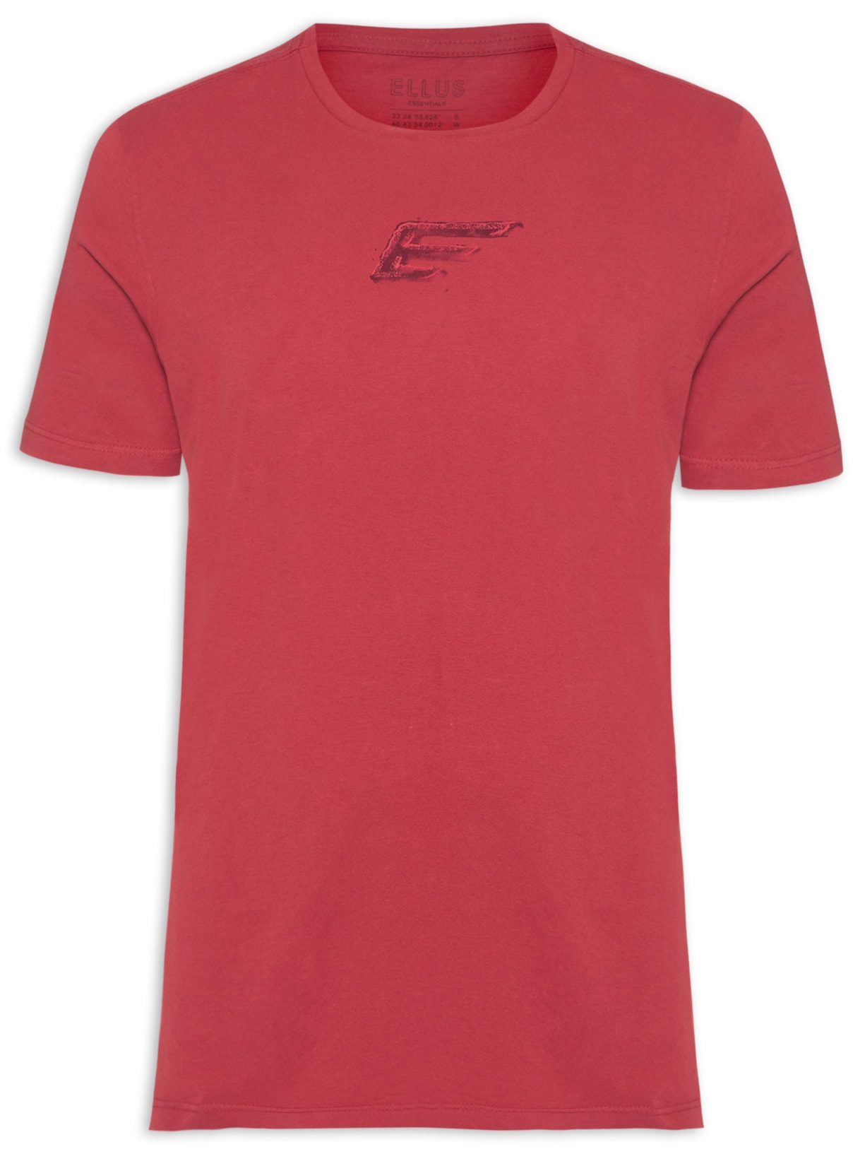 Camiseta Masculina Cotton Fine Easa Paint Classic - Vermelho