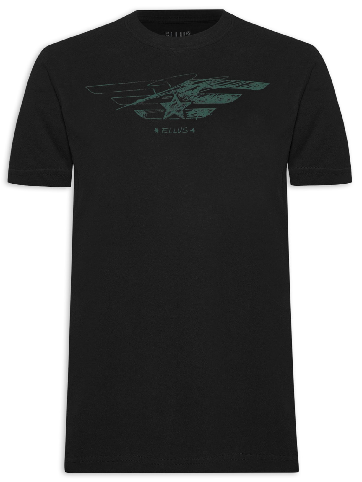 Camiseta Masculina Cotton Fine Easa Sketch Classic - Preto