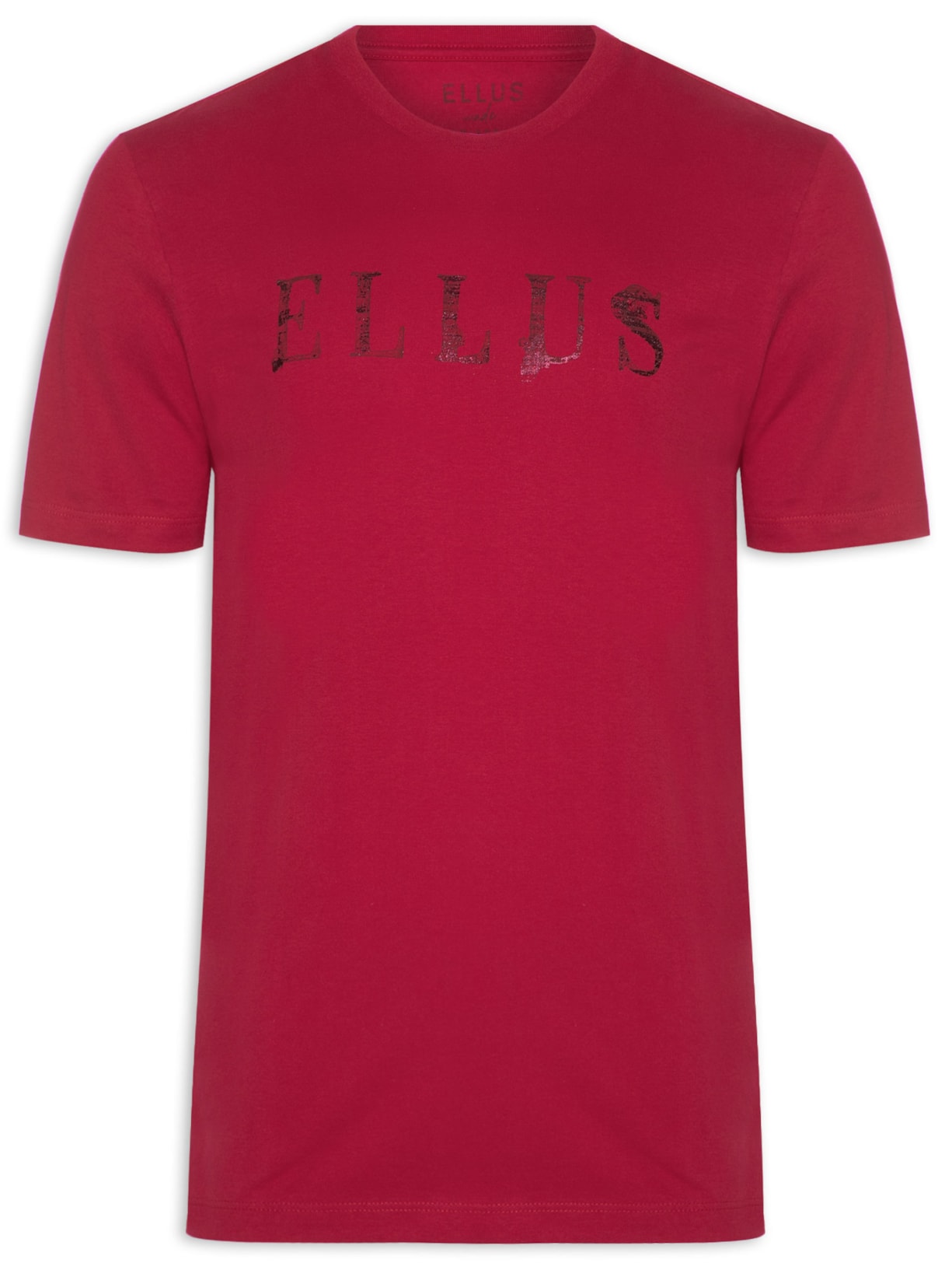 Camiseta Masculina Cotton Fine Foil Classic - Vermelho