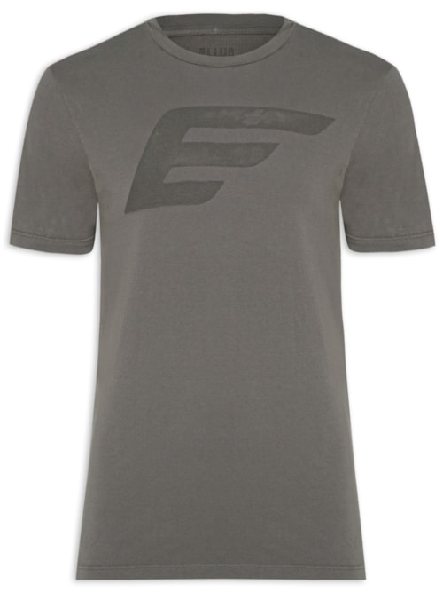 Camiseta Masculina Cotton Fine Maxi Easa Classic Manga Curta - Cinza