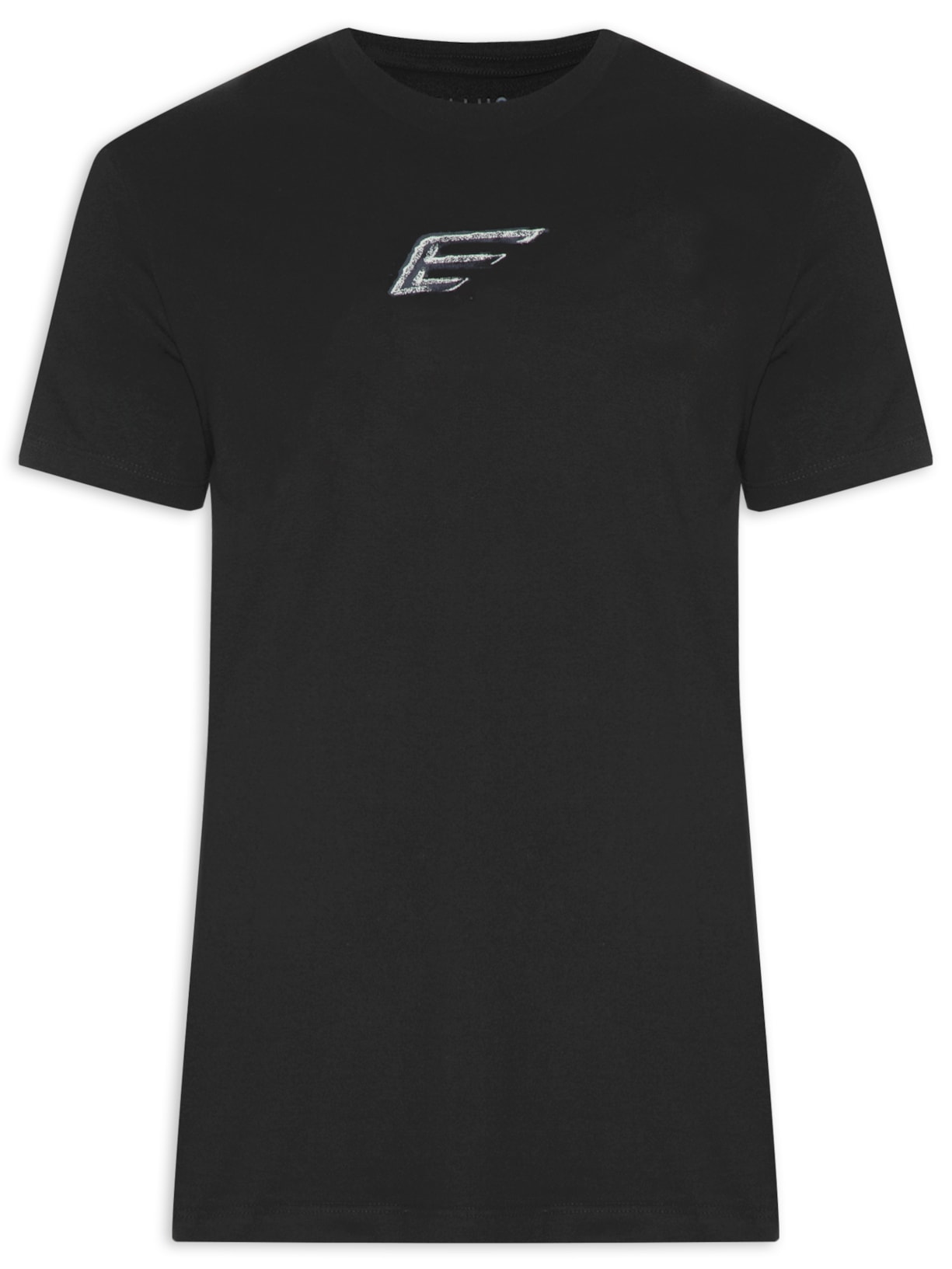 Camiseta Masculina Cotton Fine Paint Classic Manga Curta - Preto