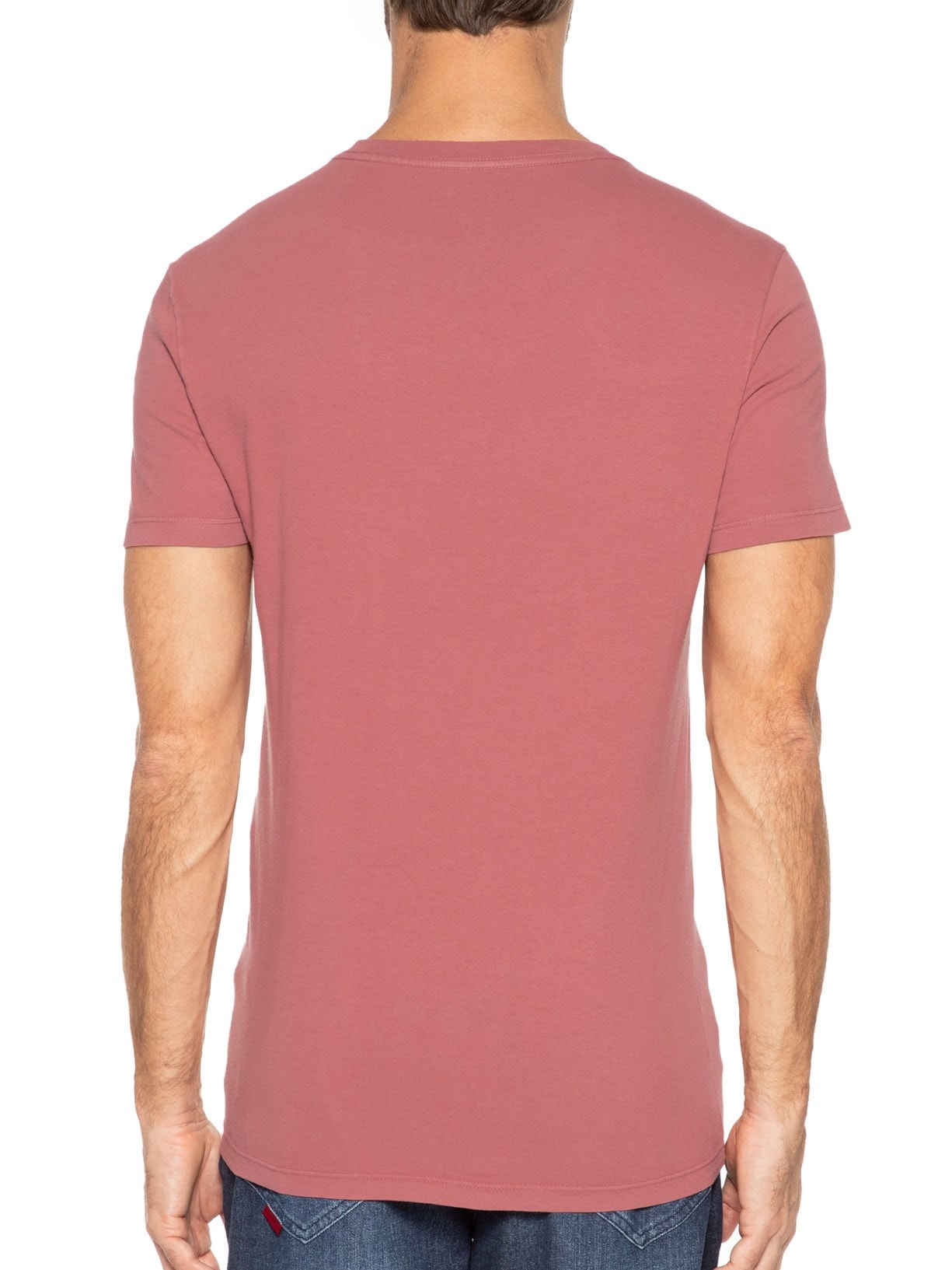 Camiseta Masculina Cotton Fine Paint Classic Manga Curta Rosa Ellus