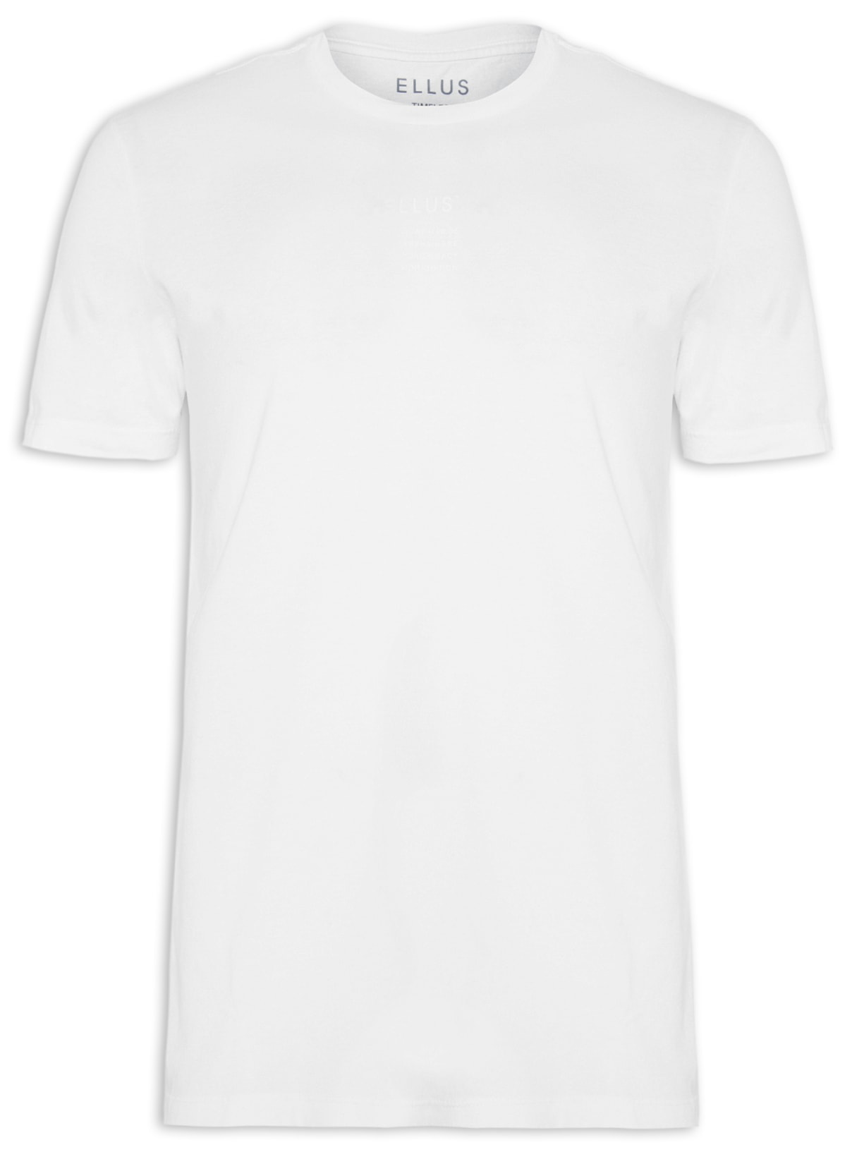 Camiseta Masculina Cotton Fine Tmlss Classic - Branco