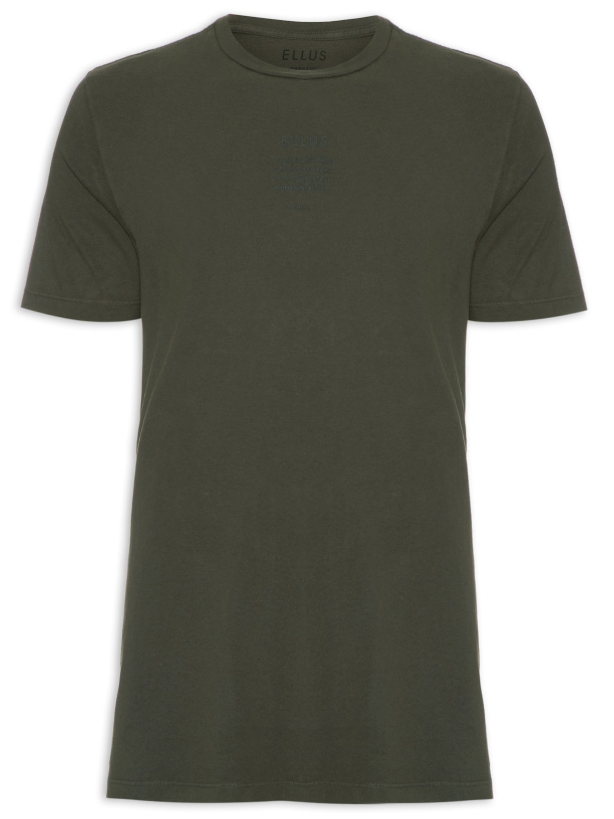 Camiseta Masculina Cotton Fine Tmlss Classic Manga Curta - Verde