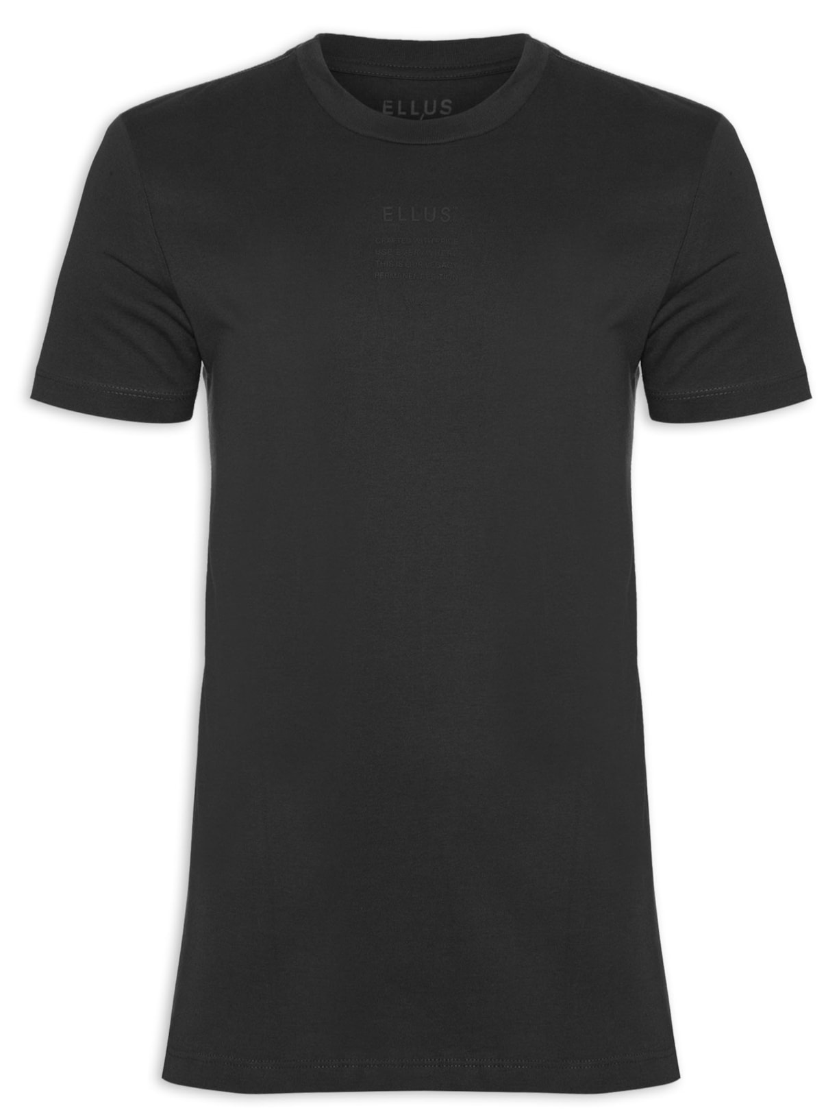 Camiseta Masculina Cotton Fine Tmlss Classic - Preto