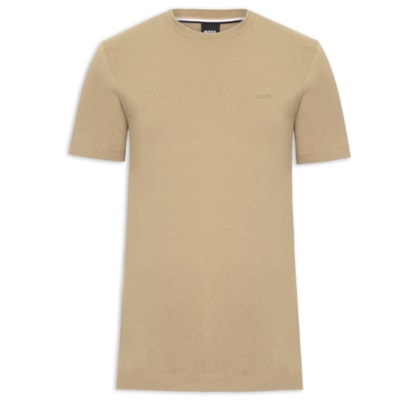 Camiseta Masculina Cotton Jersey Crew Neck Thompson - Cáqui