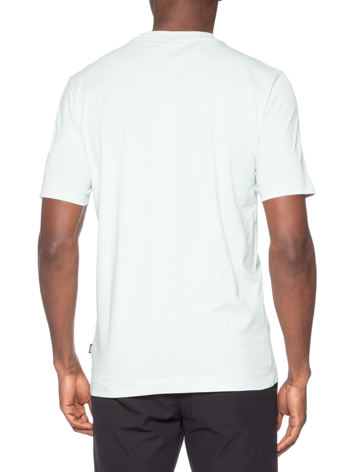 Camiseta Masculina Cotton Jersey Crew Neck Thompson Verde Boss