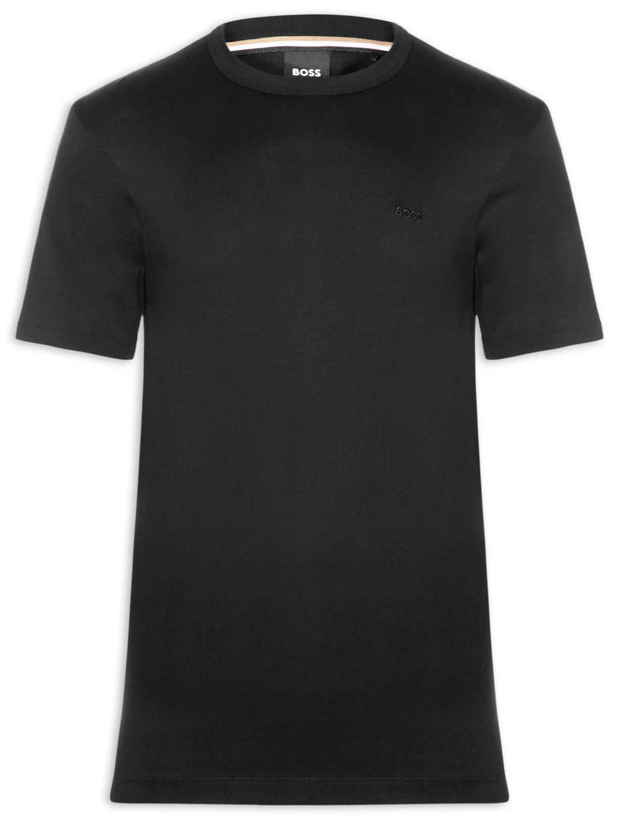 Camiseta Masculina Cotton Jersey H-Taut 15 Preto Boss