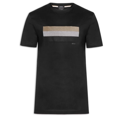Camiseta Masculina Cotton Jersey Stripe Artwork C-Taut 10 - Preto