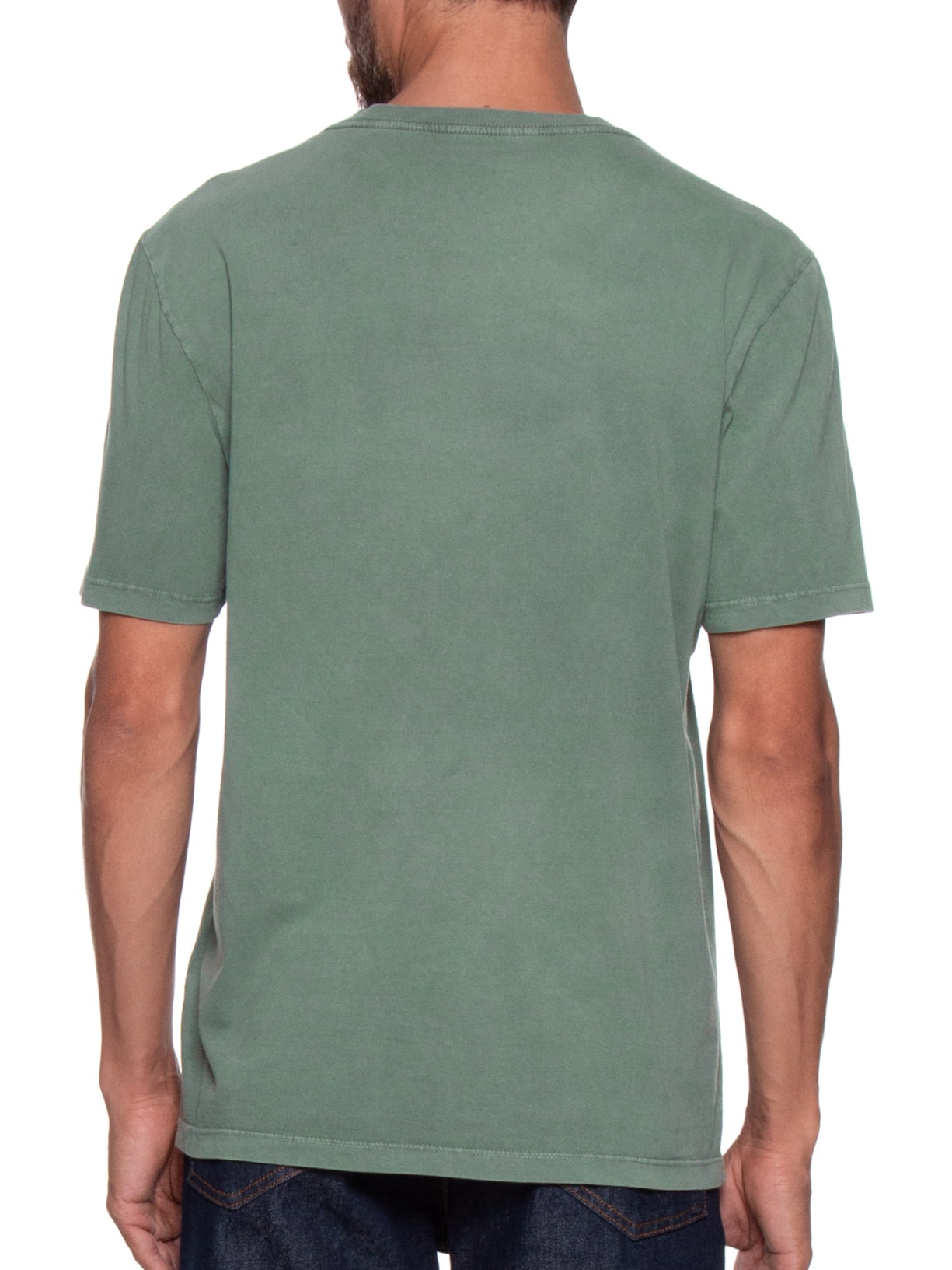 Camiseta Masculina Cotton Marble Journey Classic Verde Ellus