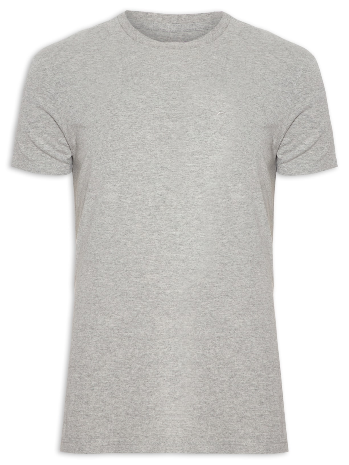 Camiseta Masculina Cotton Melange Easa Classic - Cinza