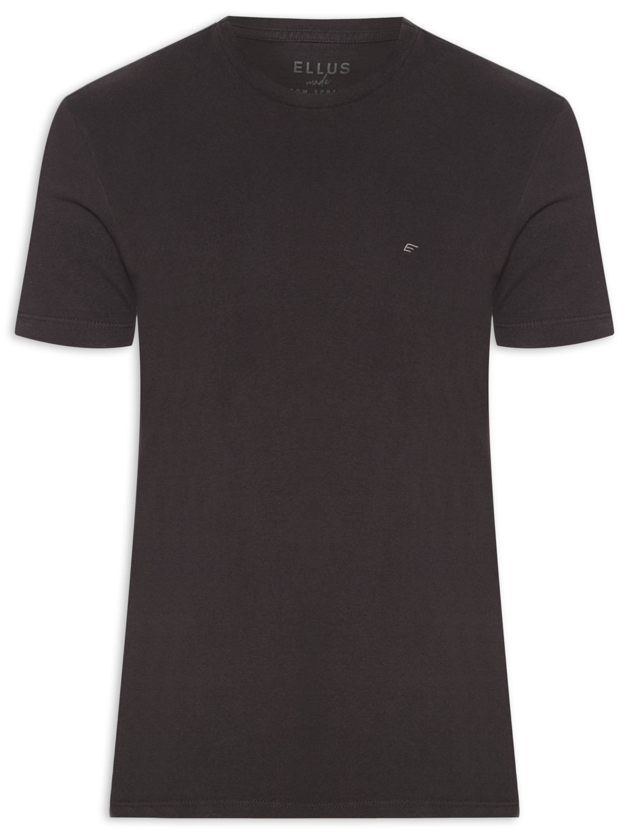Camiseta Masculina Cotton Melange Easa Classic - Cinza