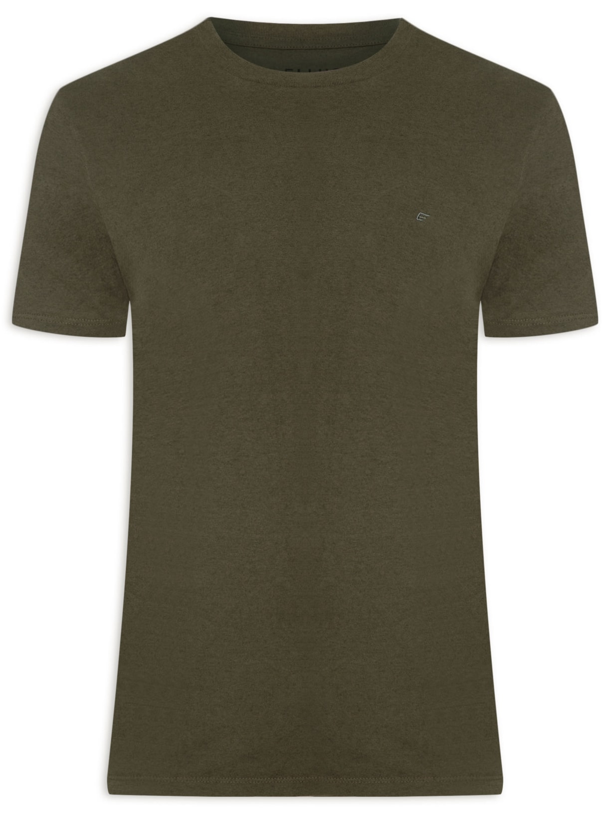 Camiseta Masculina Cotton Melange Easa Classic Manga Curta - Verde