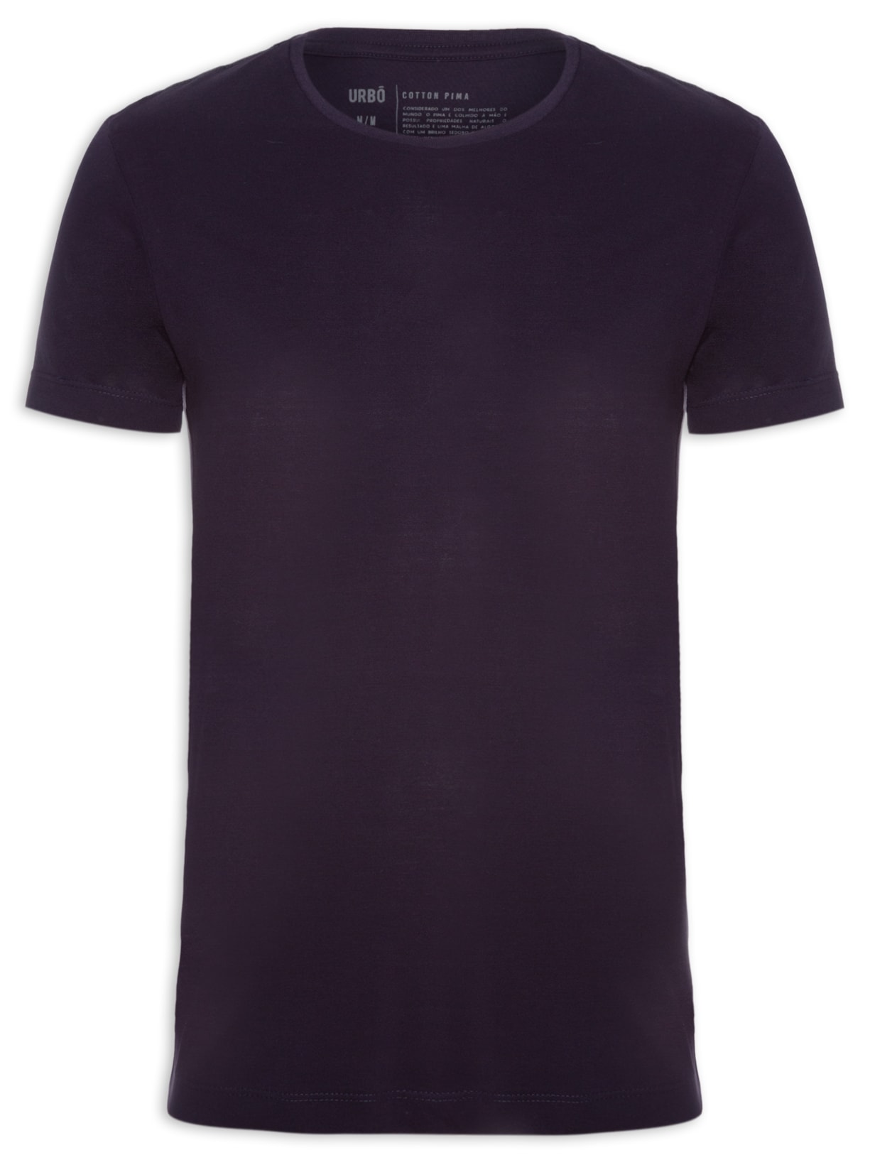 Camiseta Masculina Cotton Pima - Azul