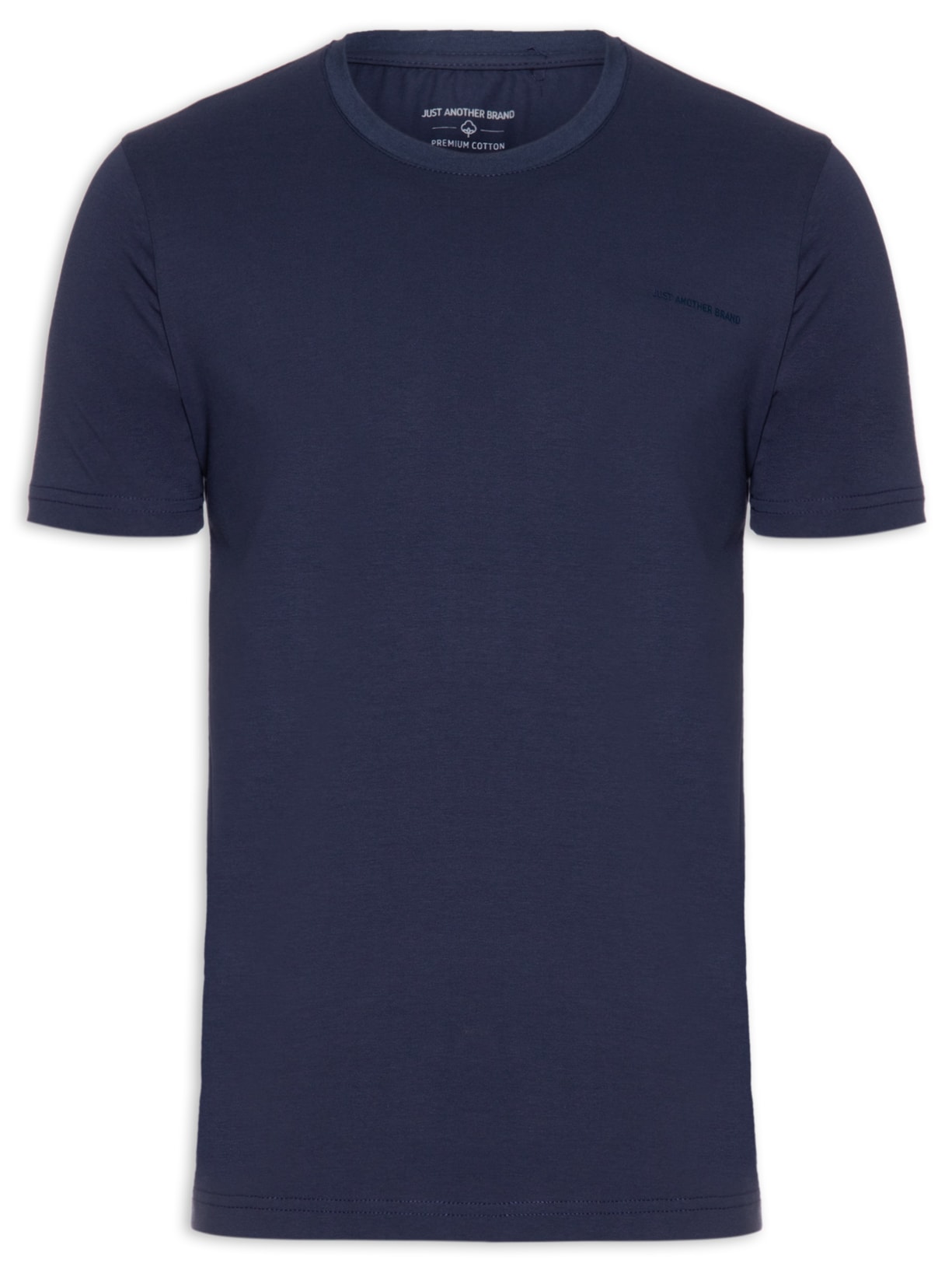 Camiseta Masculina Cotton Premium Decote Careca - Azul