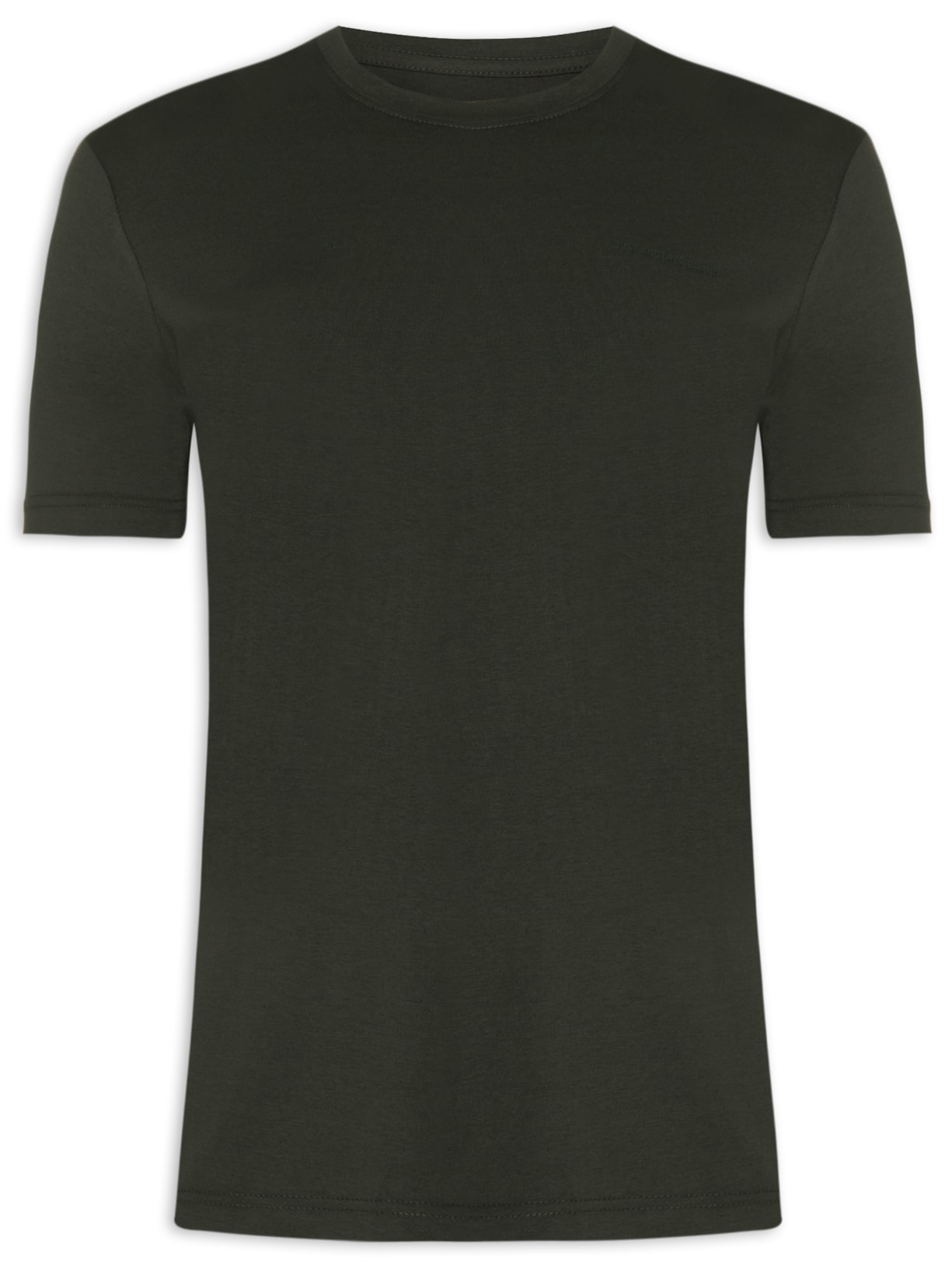 Camiseta Masculina Cotton Premium Decote Careca - Cinza