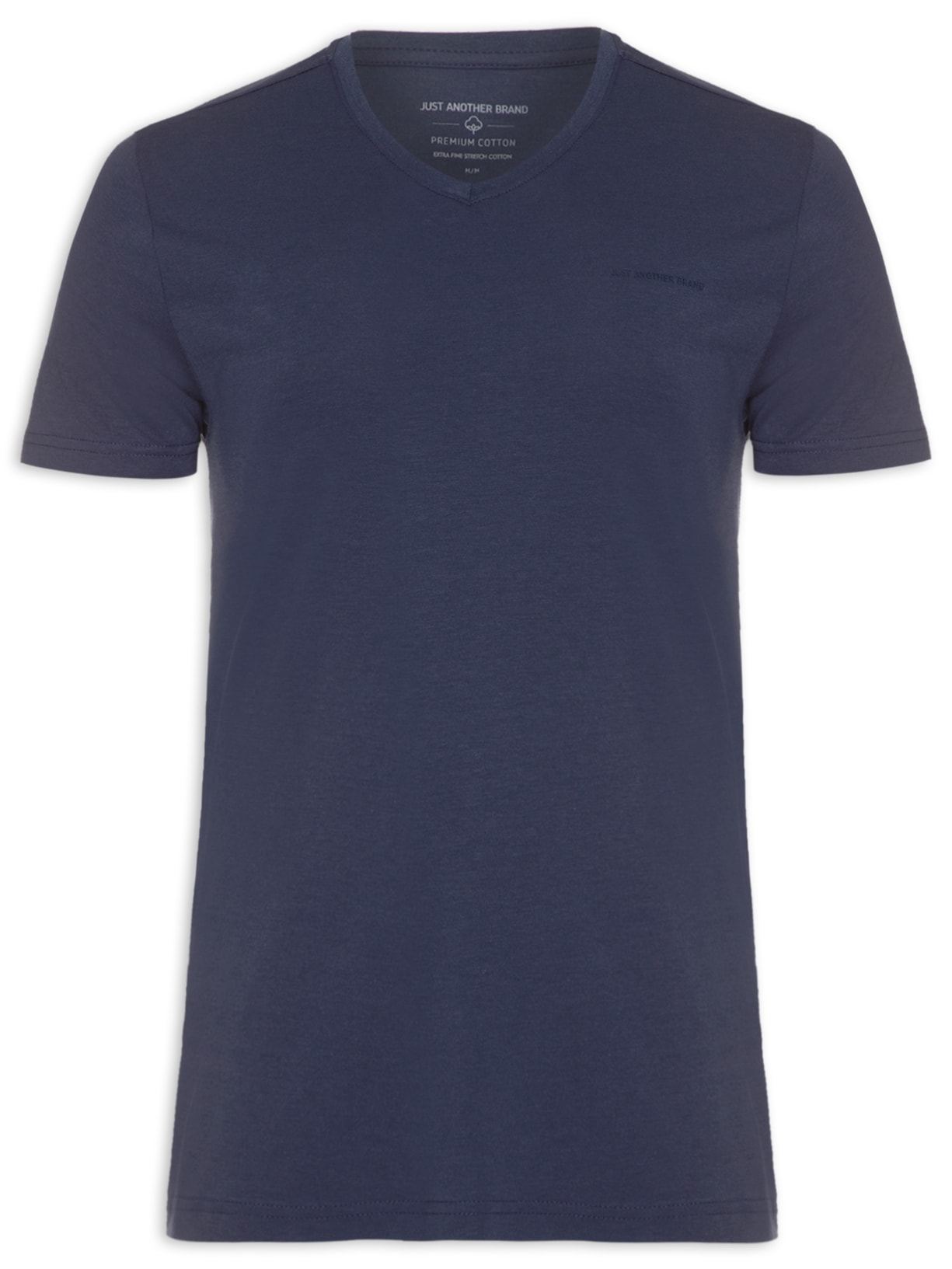 Camiseta Masculina Cotton Premium V - Azul