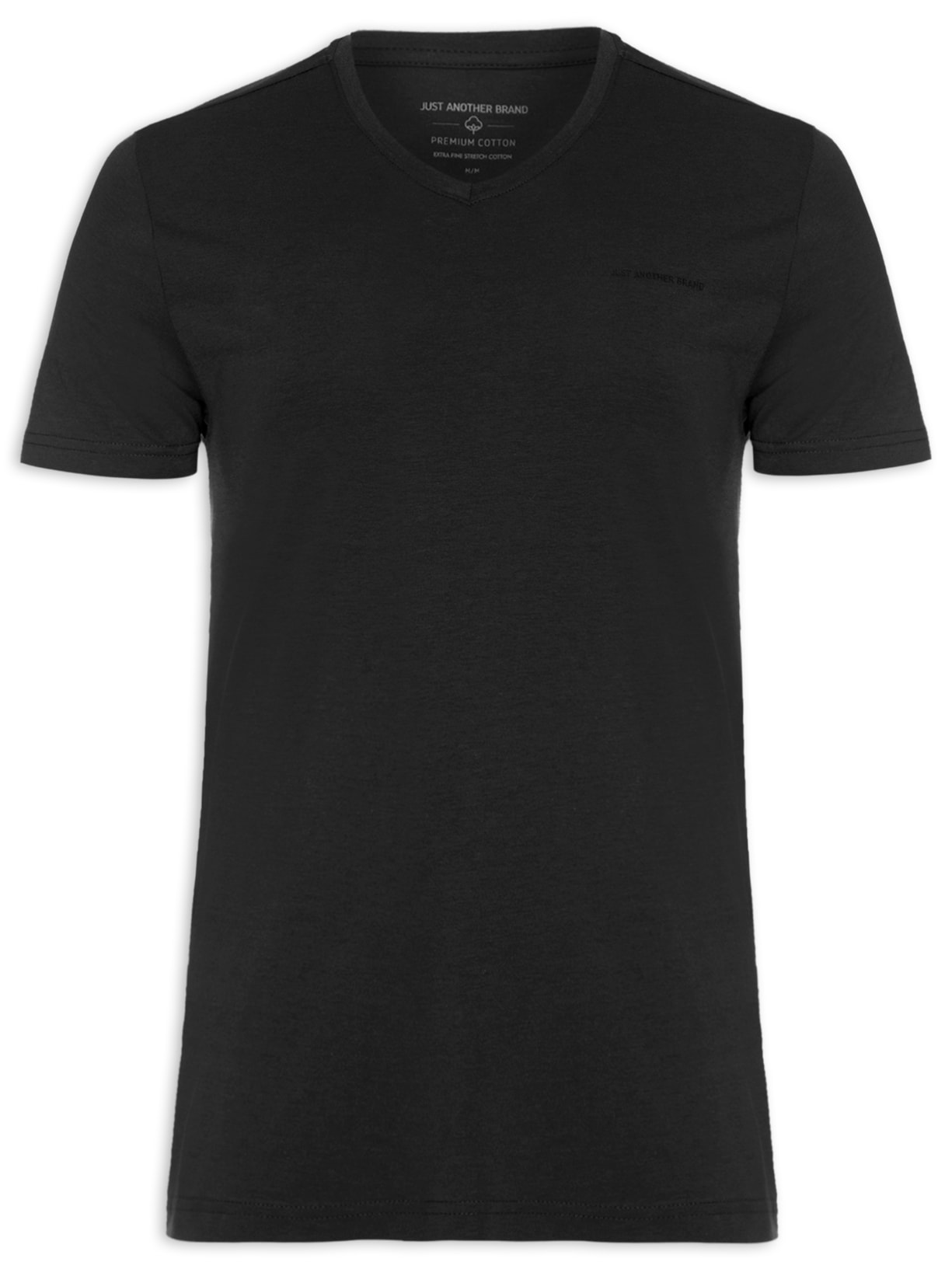 Camiseta Masculina Cotton Premium V - Preto