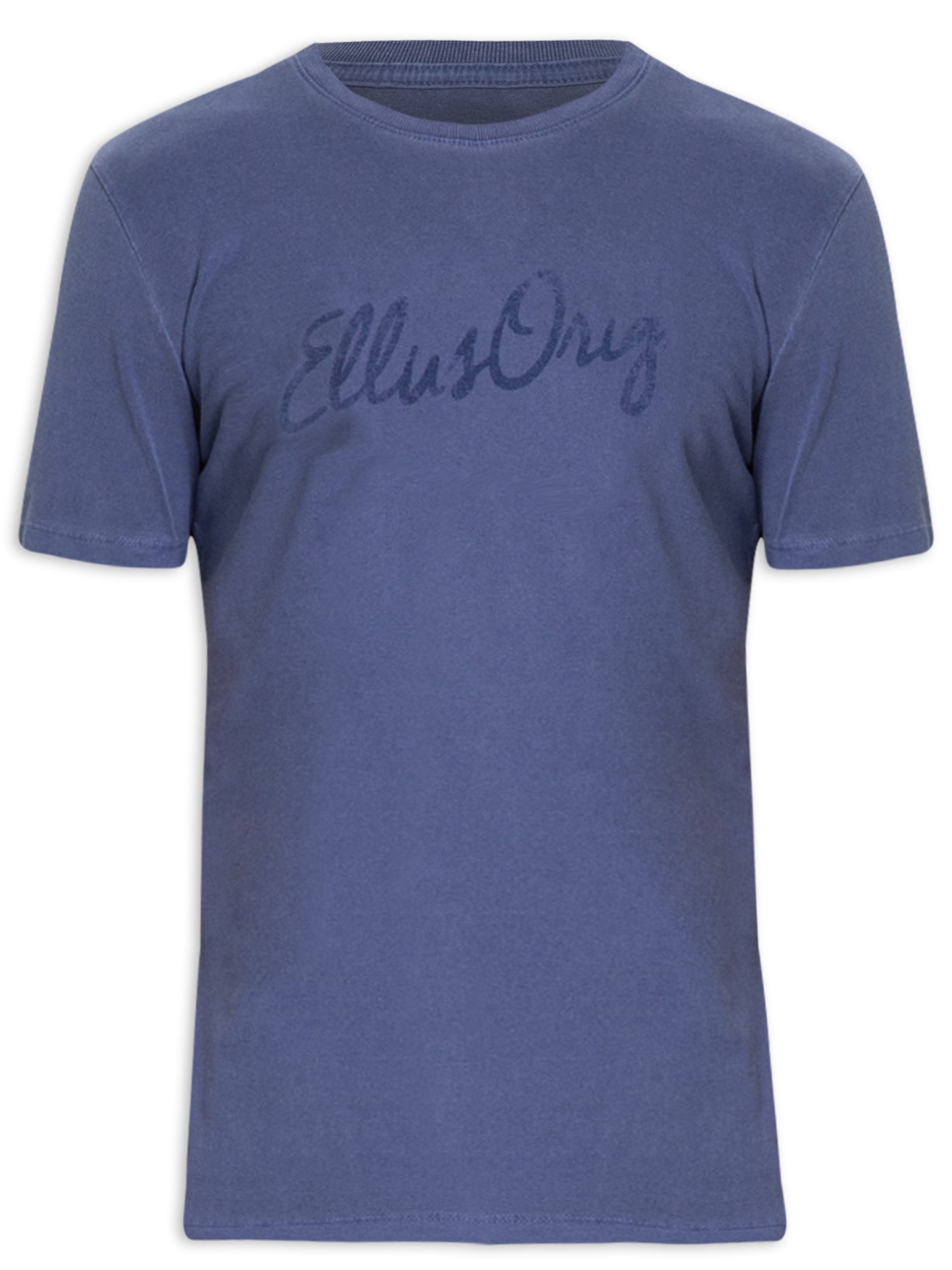 Camiseta Masculina Cotton Washed Ellus Orig - Azul