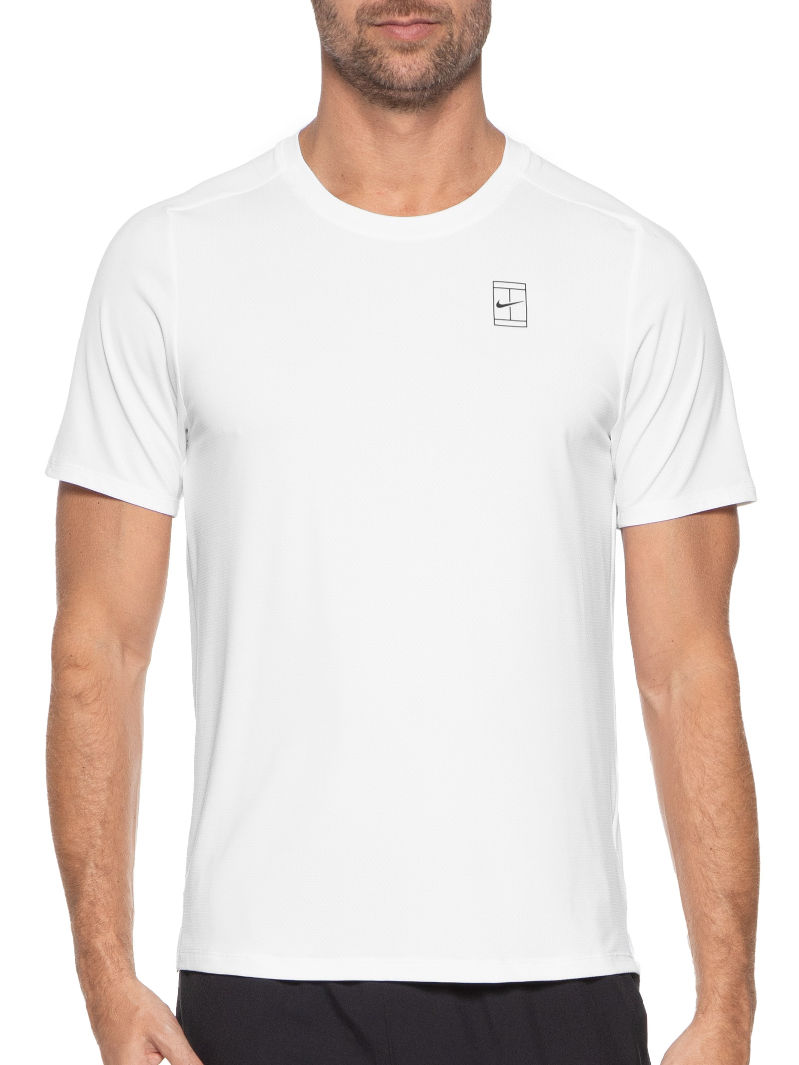 Nike - Camiseta Masculina Court Dri-Fit Advantage - Branco