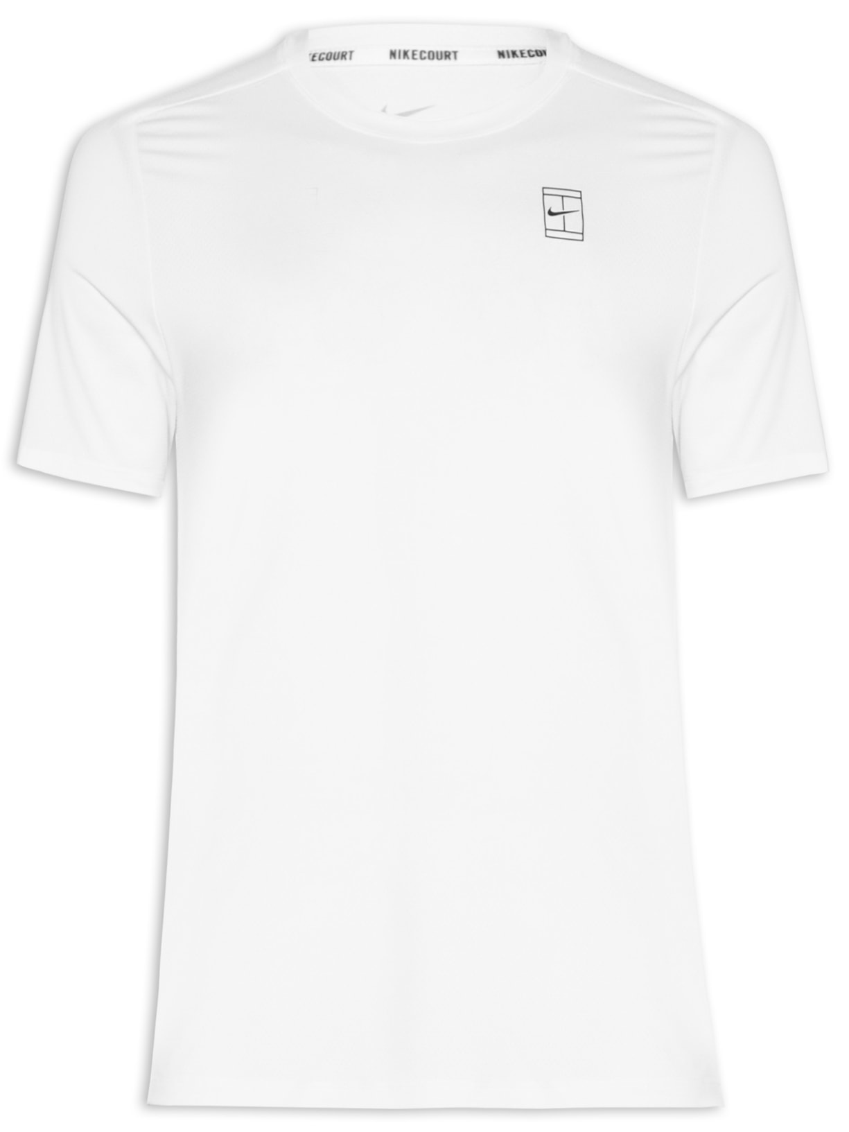 Camiseta Masculina Court Dri-Fit Advantage - Branco