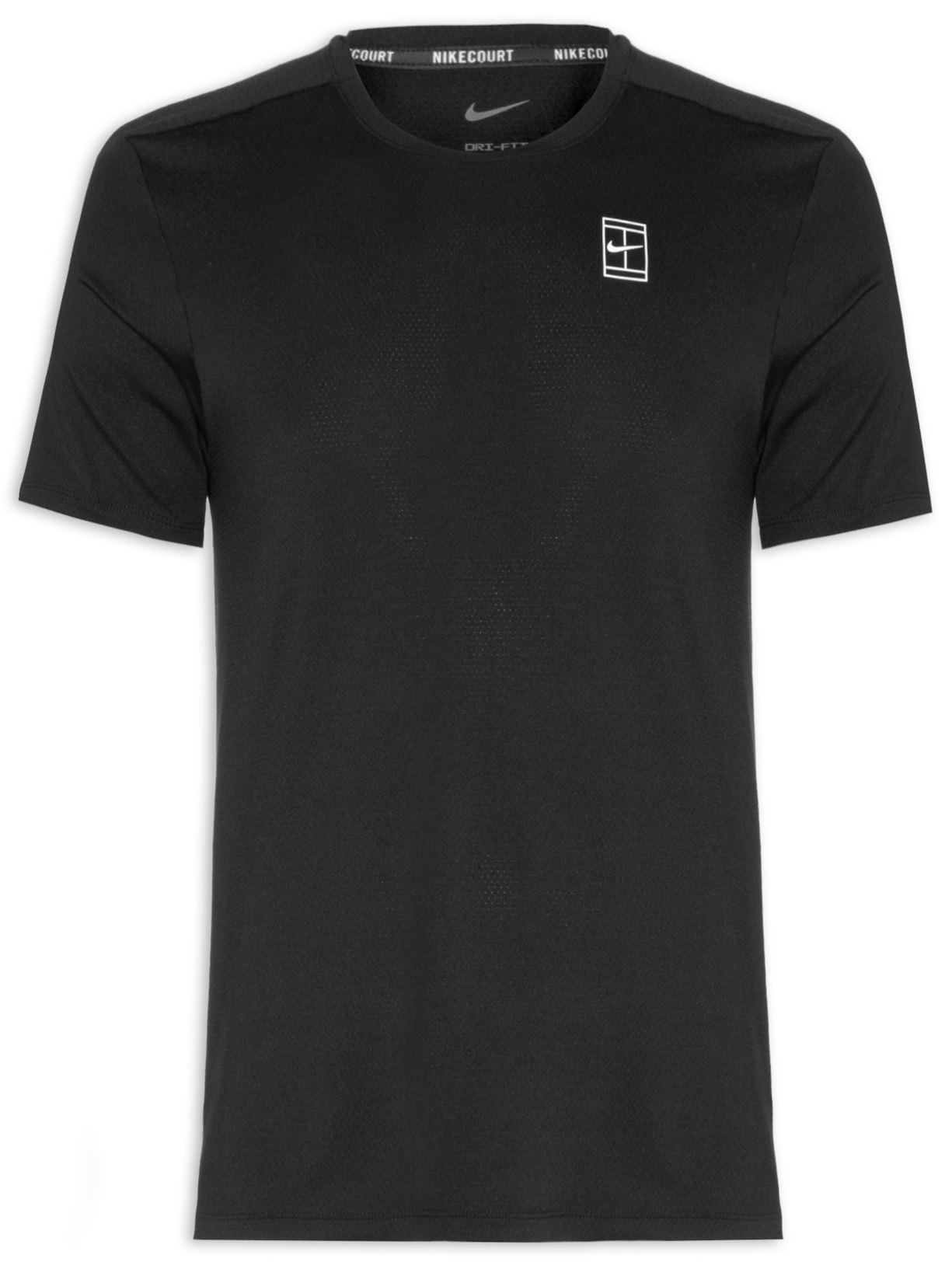 Camiseta Masculina Court Dri-Fit Advantage - Preto