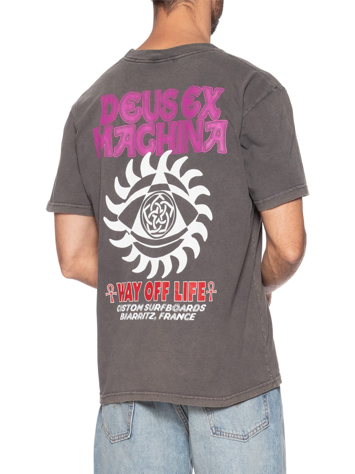 Camiseta Masculina Crank Cinza Deus Ex Machina