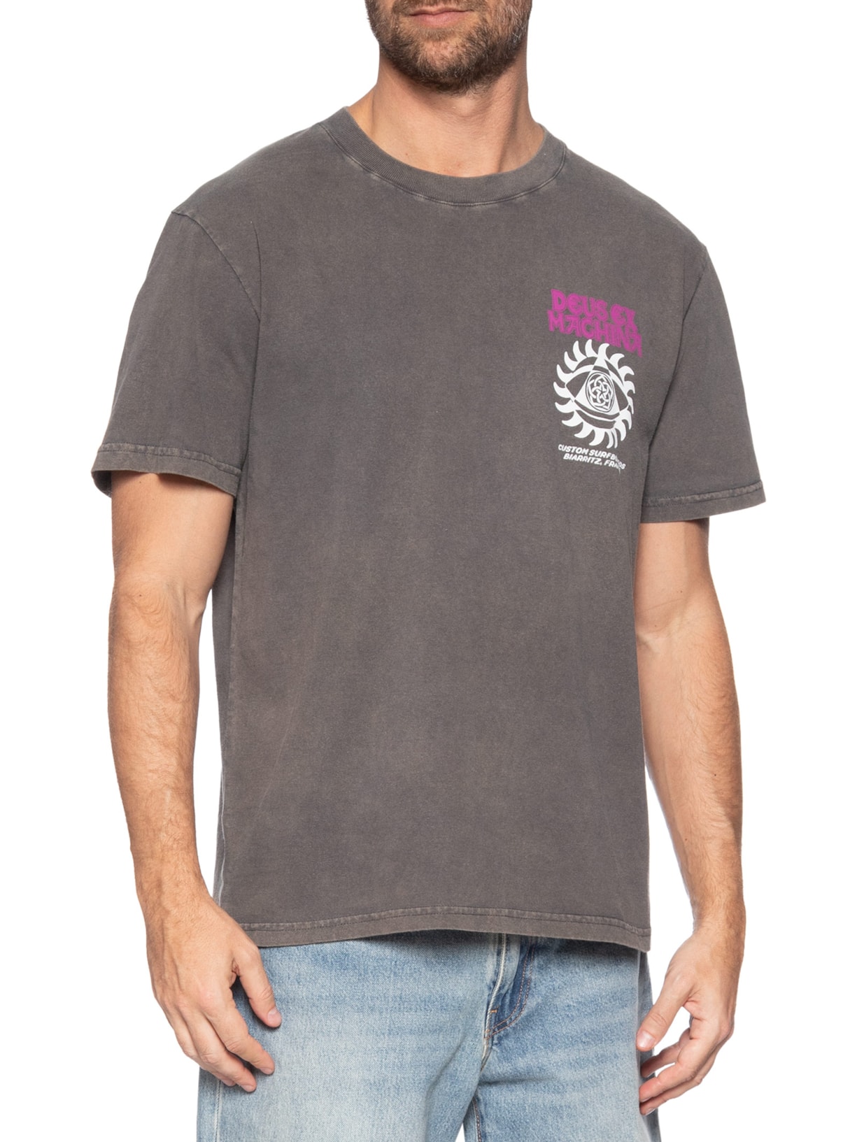 Camiseta Masculina Crank Cinza Deus Ex Machina