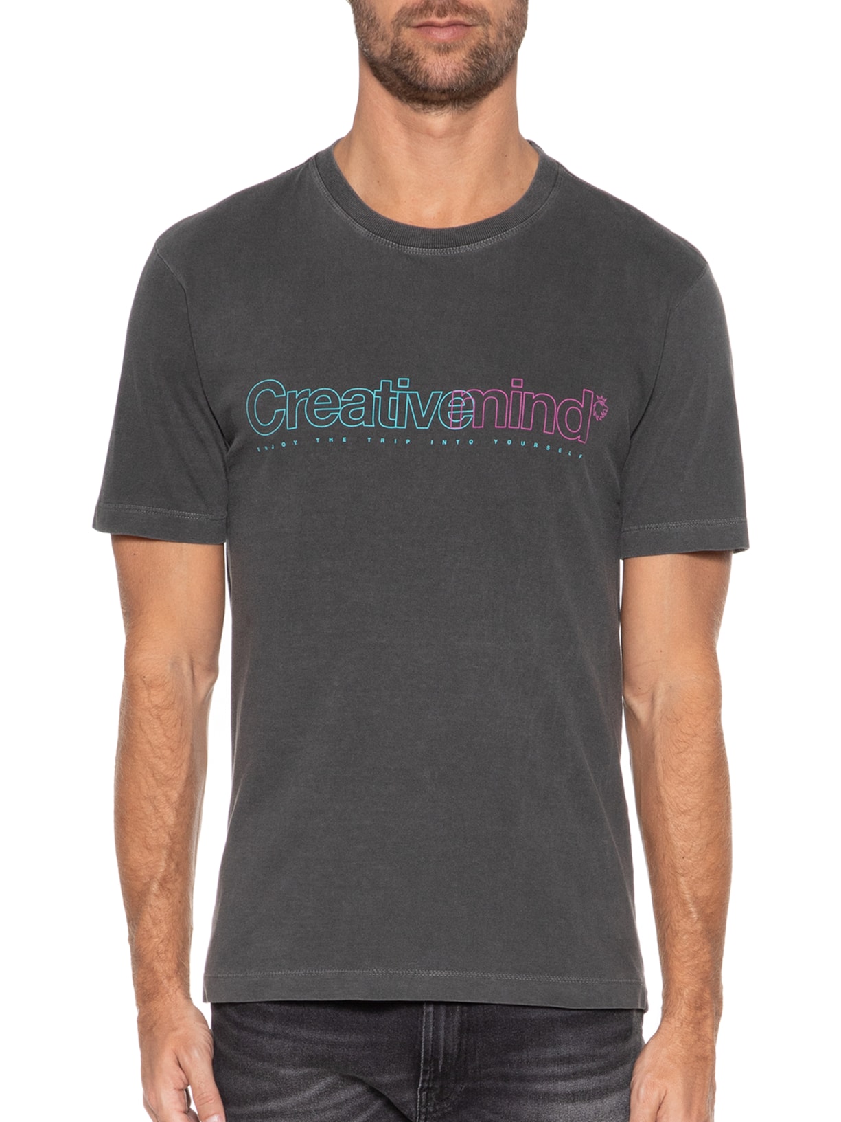 Camiseta Masculina Creative Preto Von Der Volke