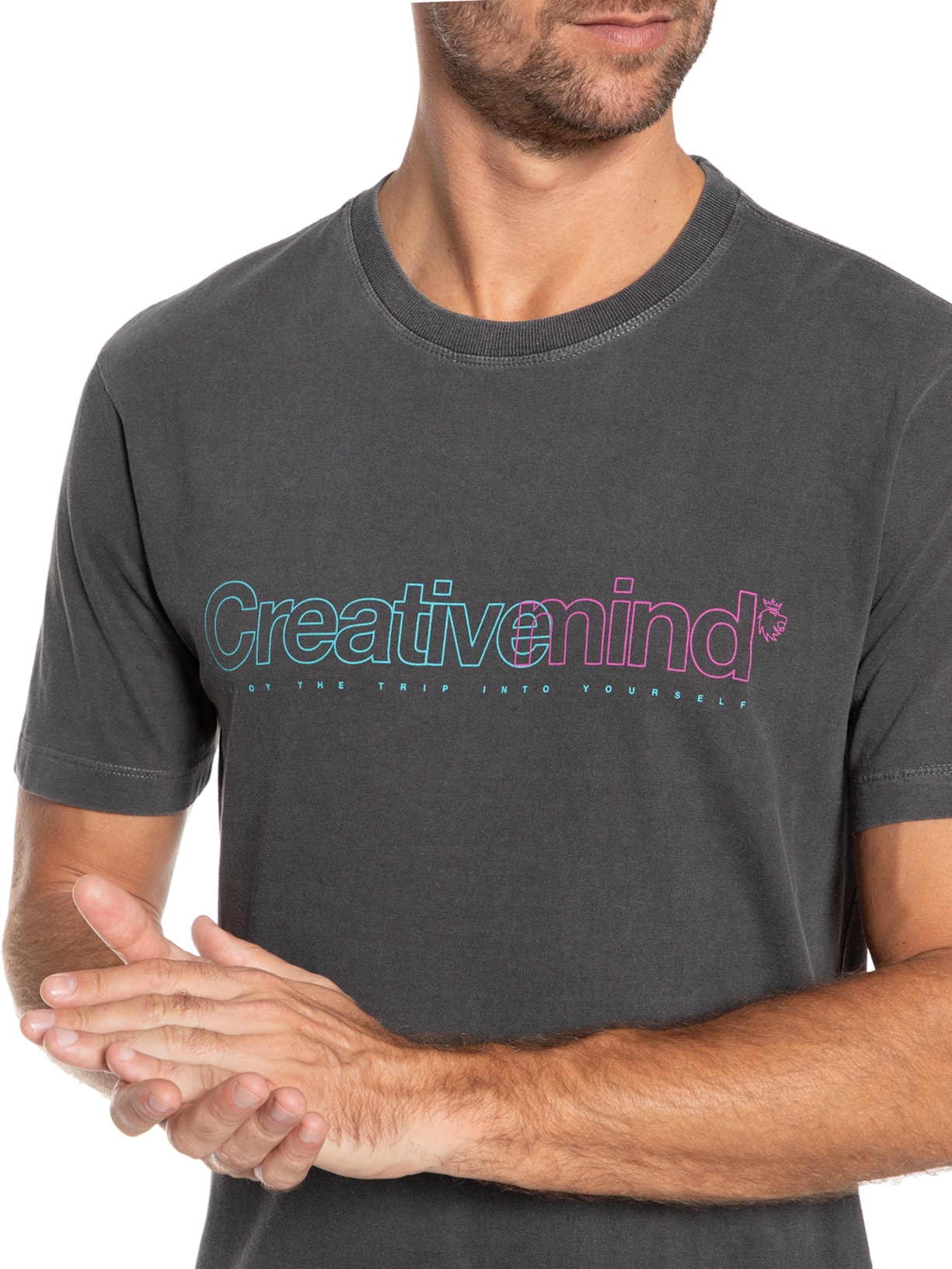 Camiseta Masculina Creative Preto Von Der Volke