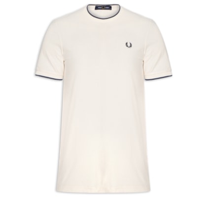 Camiseta Masculina Crepe Pique T-Shirt - Branco