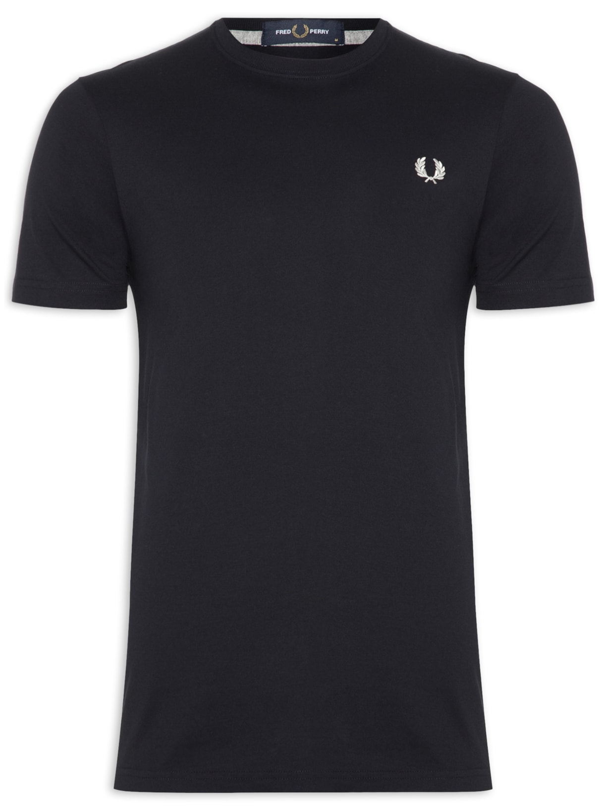 Camiseta Masculina Crew Neck Azul Fred Perry