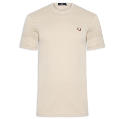 Camiseta Masculina Crew Neck - Bege