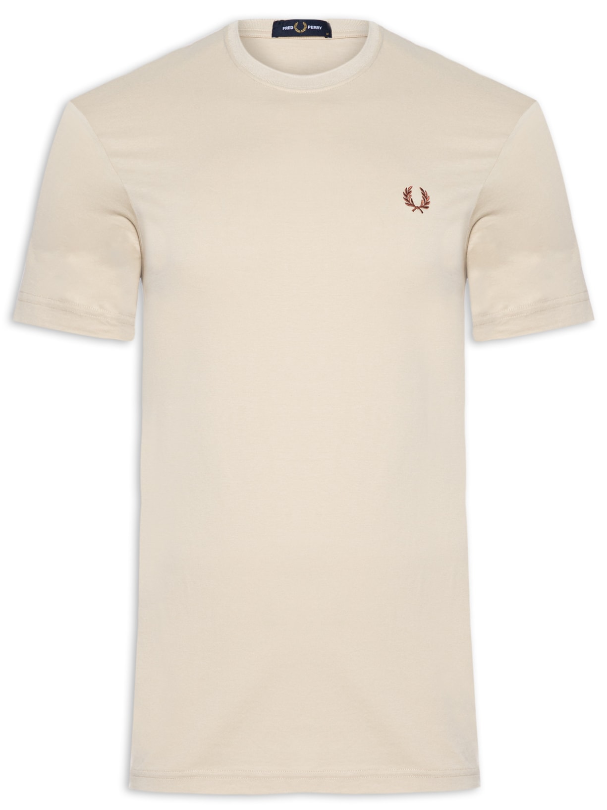 Camiseta Masculina Crew Neck - Bege