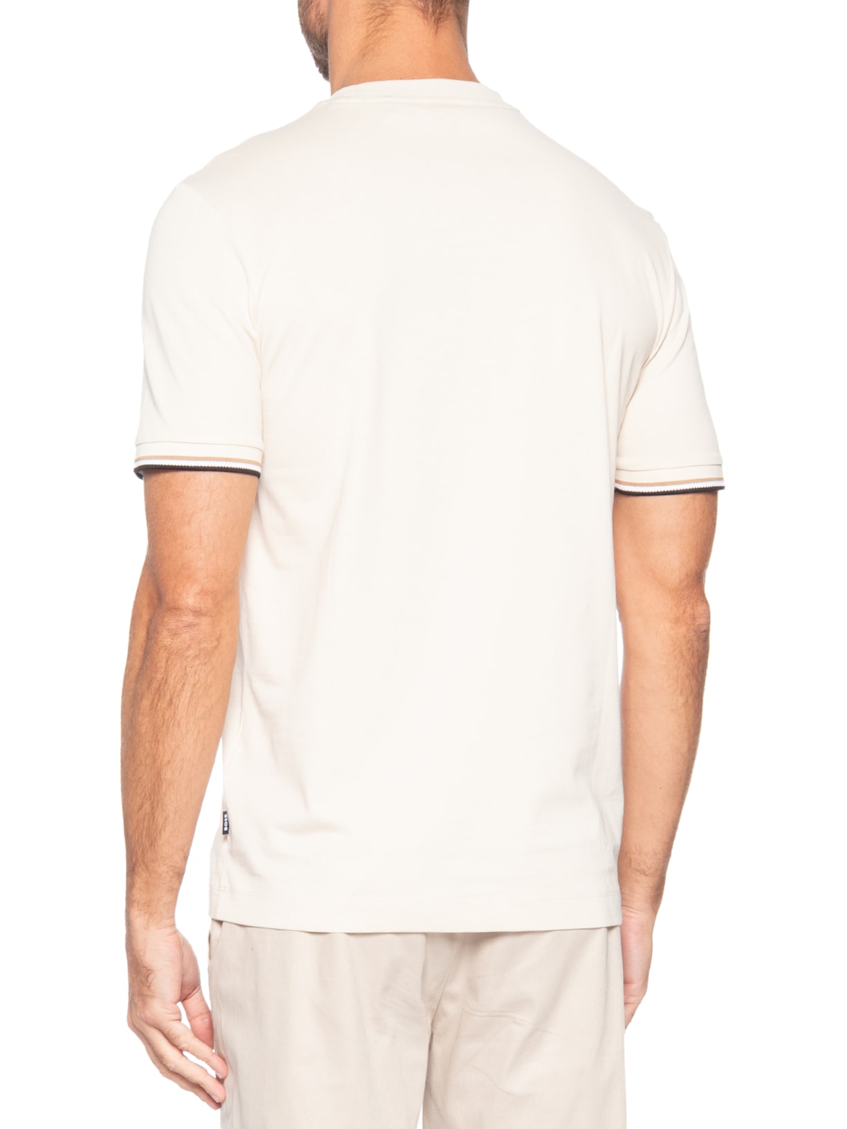 Camiseta Masculina Crew Neck Thompson 04 Branco Boss