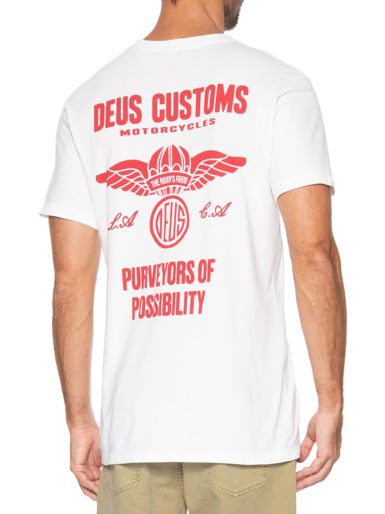 Camiseta Masculina Cutaway Regular Fit – Branco Deus Ex Machina