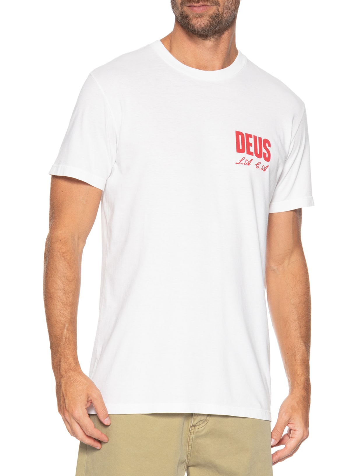 Camiseta Masculina Cutaway Regular Fit – Branco Deus Ex Machina
