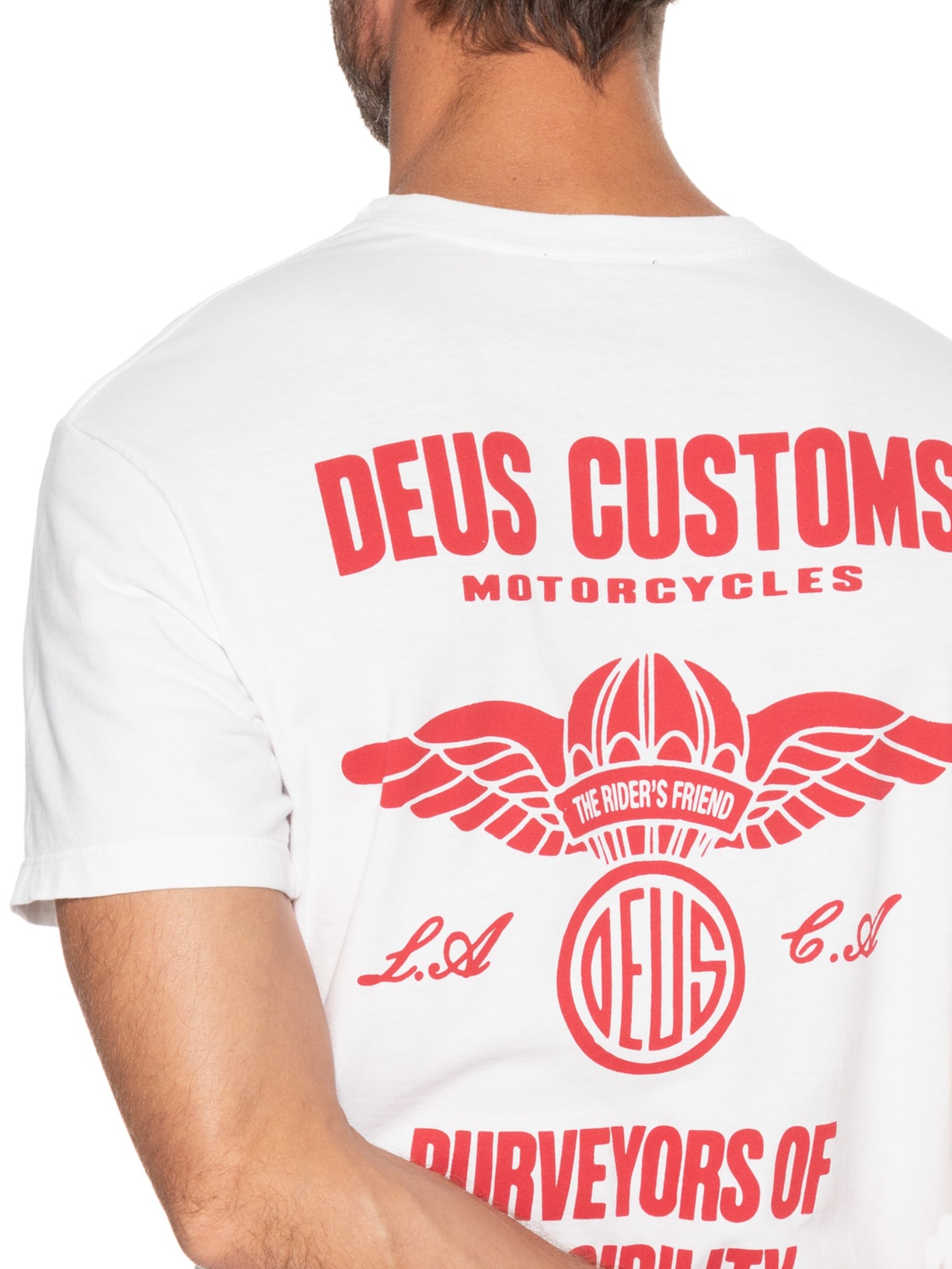 Camiseta Masculina Cutaway Regular Fit – Branco Deus Ex Machina