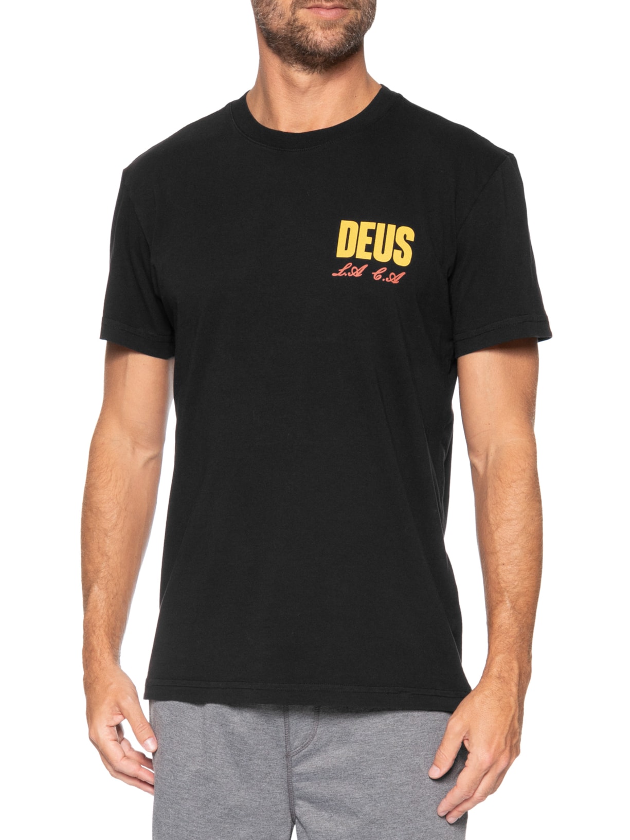 Camiseta Masculina Cutaway Regular Fit – Preto Deus Ex Machina