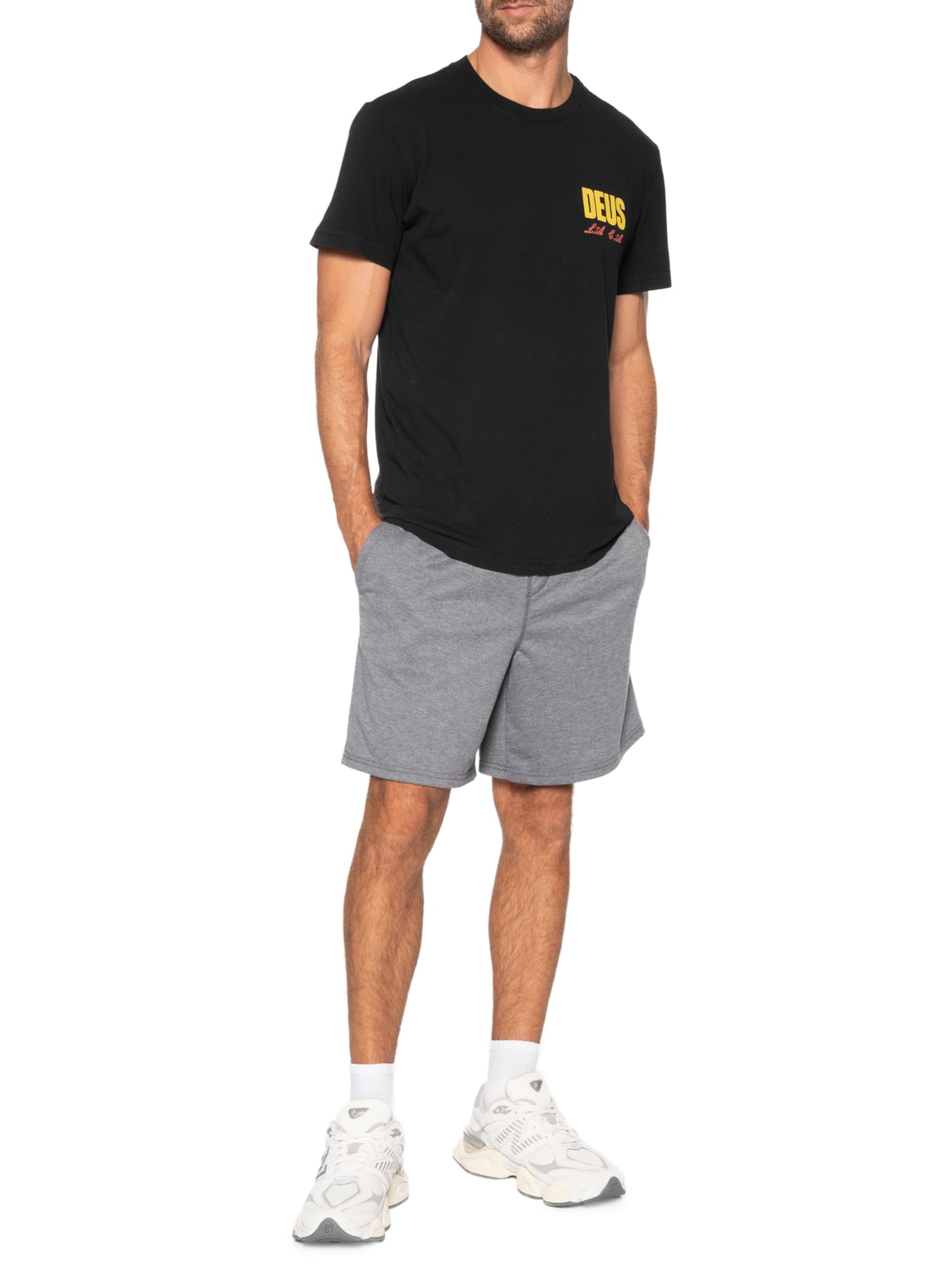 Camiseta Masculina Cutaway Regular Fit – Preto Deus Ex Machina