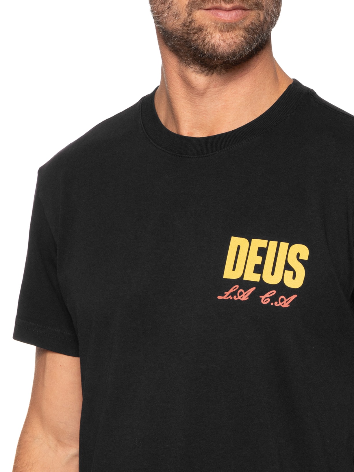 Camiseta Masculina Cutaway Regular Fit – Preto Deus Ex Machina