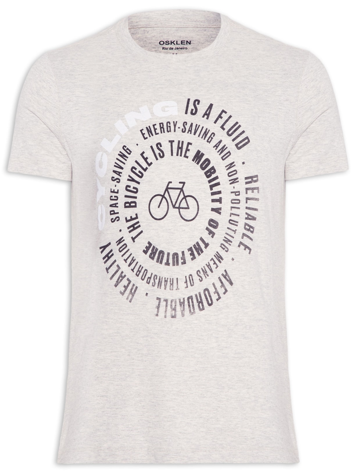Camiseta Masculina Cycling - Cinza