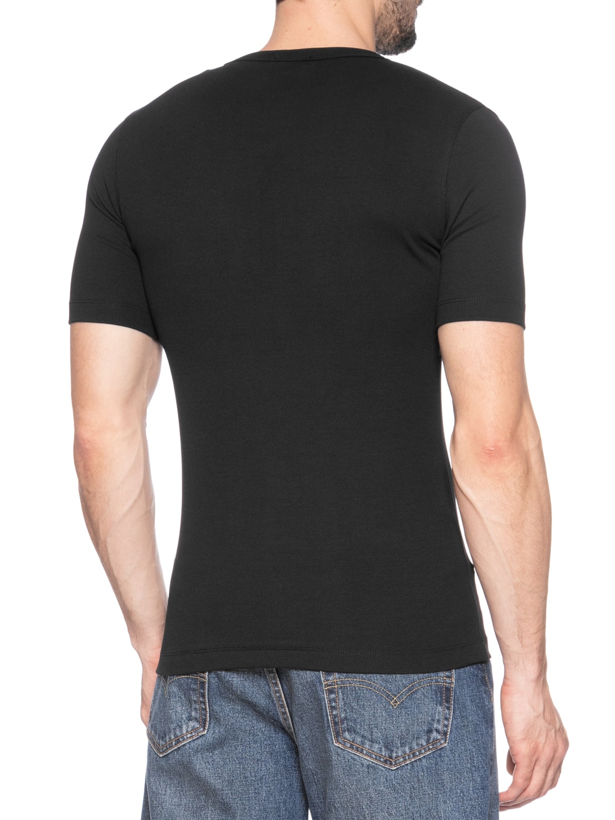 Camiseta Masculina D-Ribber-N Preto Diesel