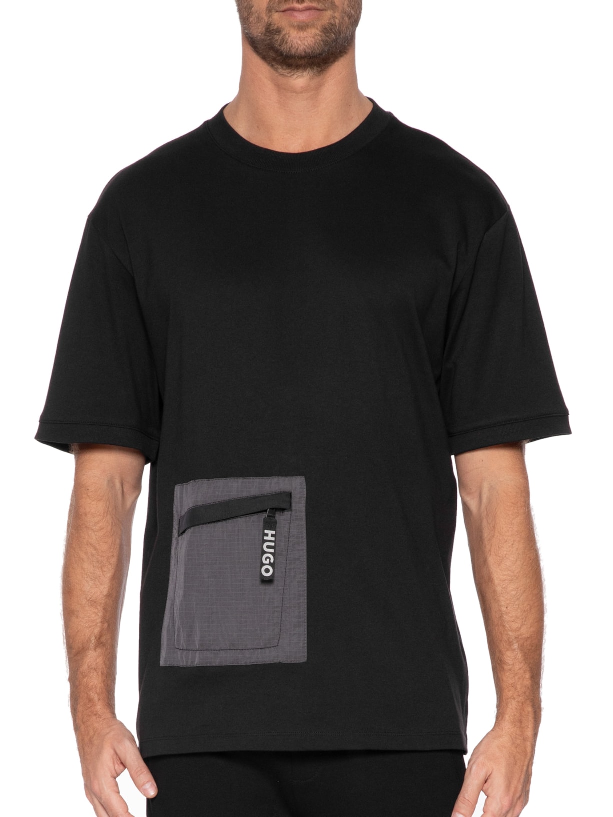 Camiseta Masculina Dacero Preto Hugo