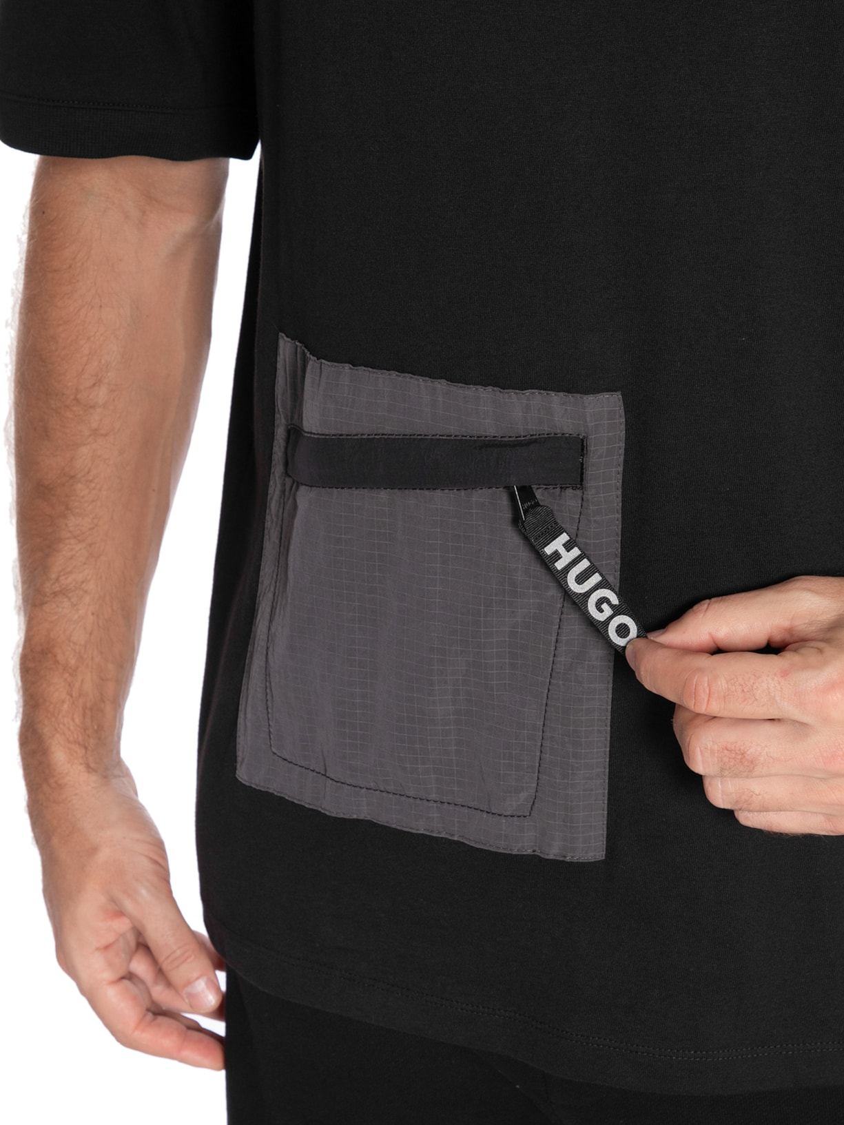 Camiseta Masculina Dacero Preto Hugo