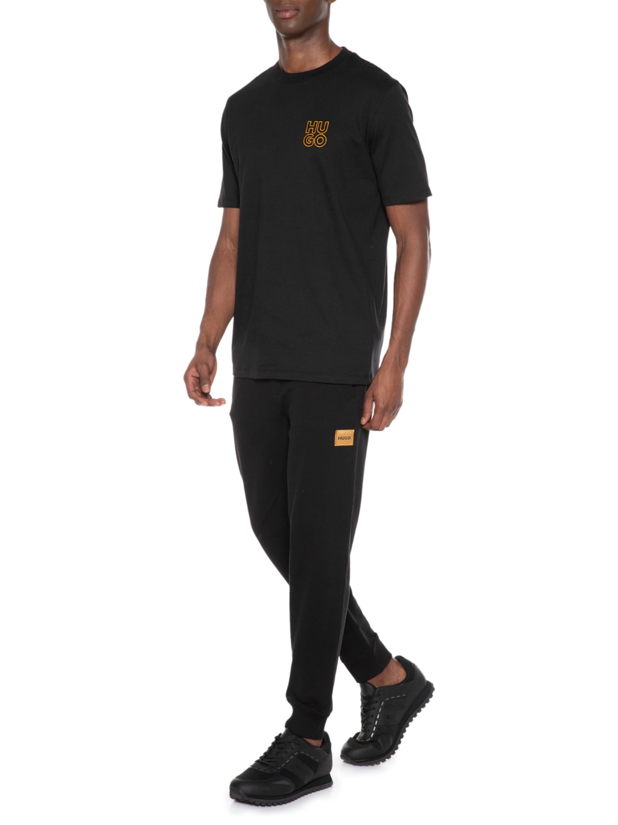 Camiseta Masculina Daiman Preto Hugo