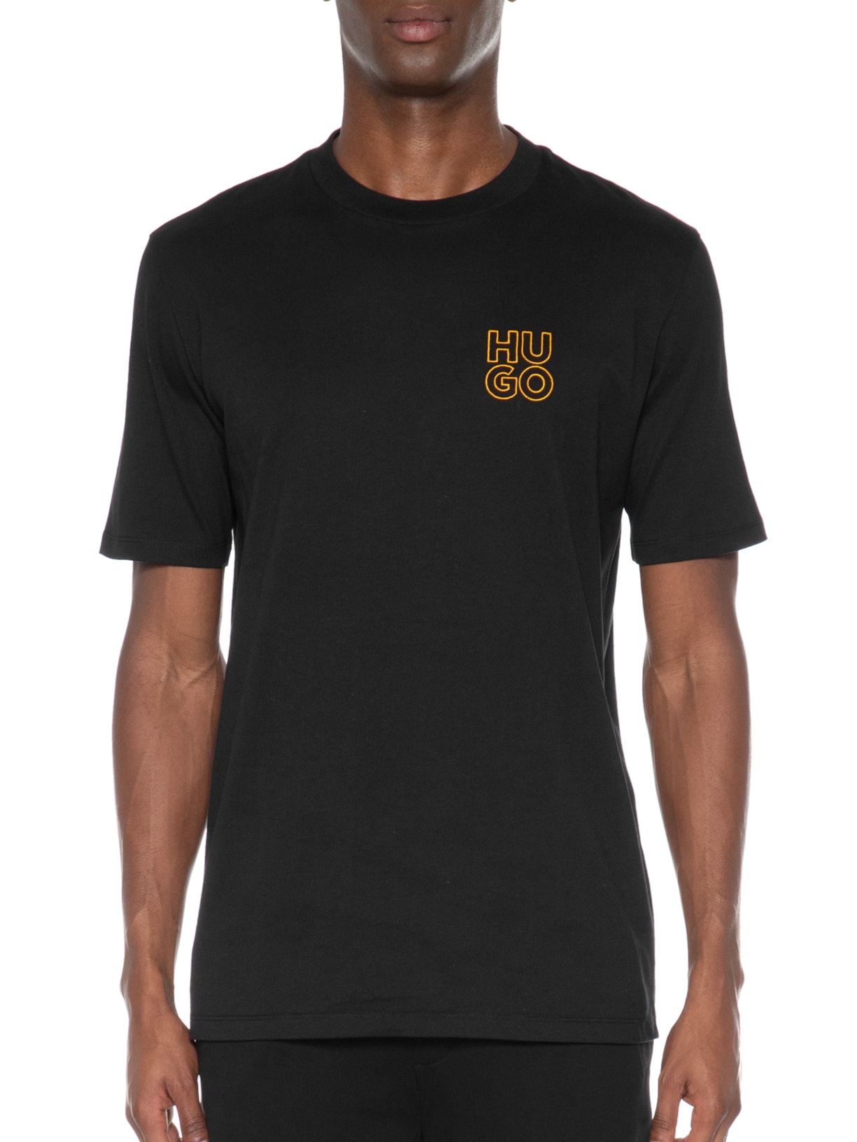 Camiseta Masculina Daiman Preto Hugo