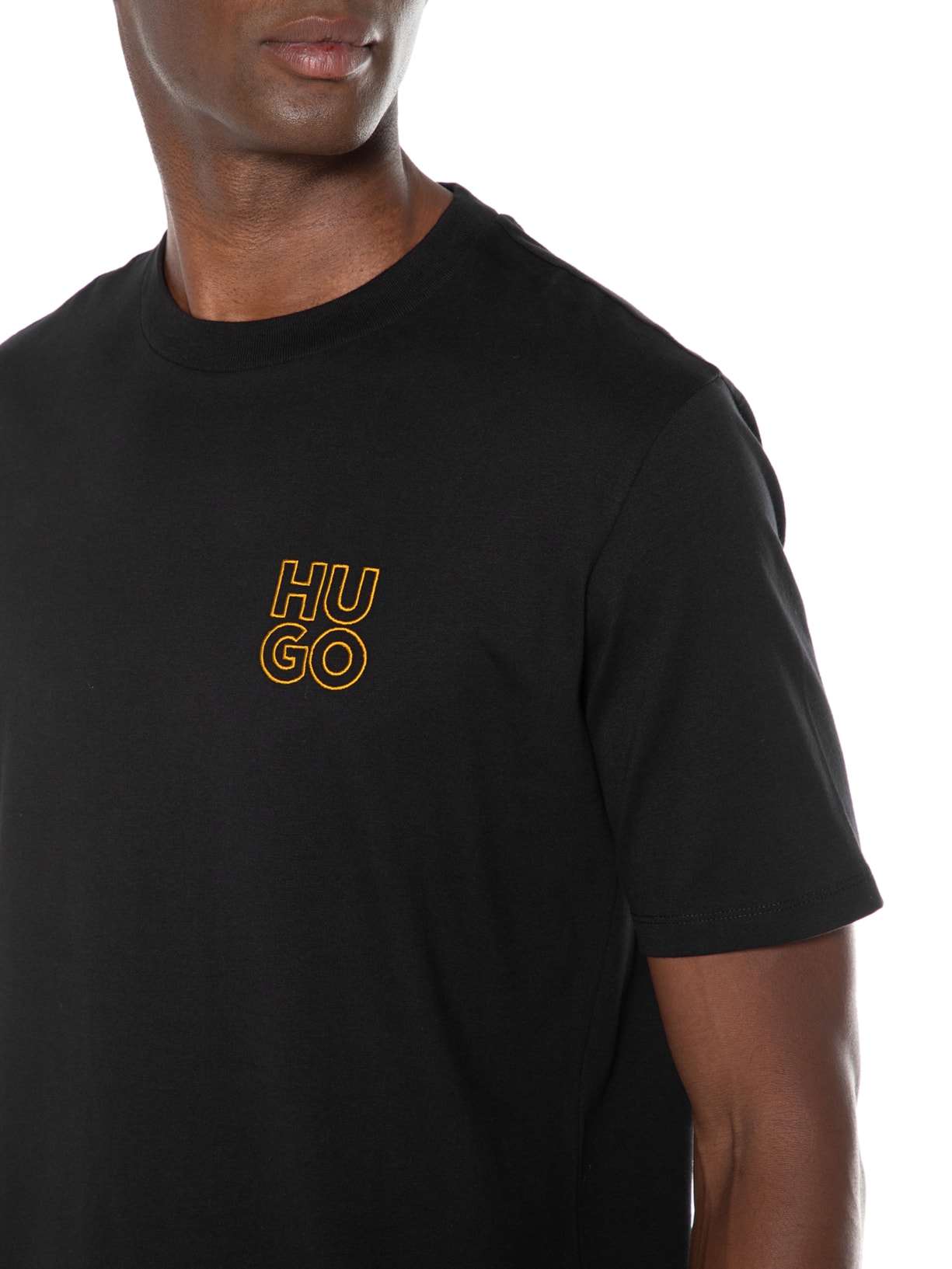 Camiseta Masculina Daiman Preto Hugo