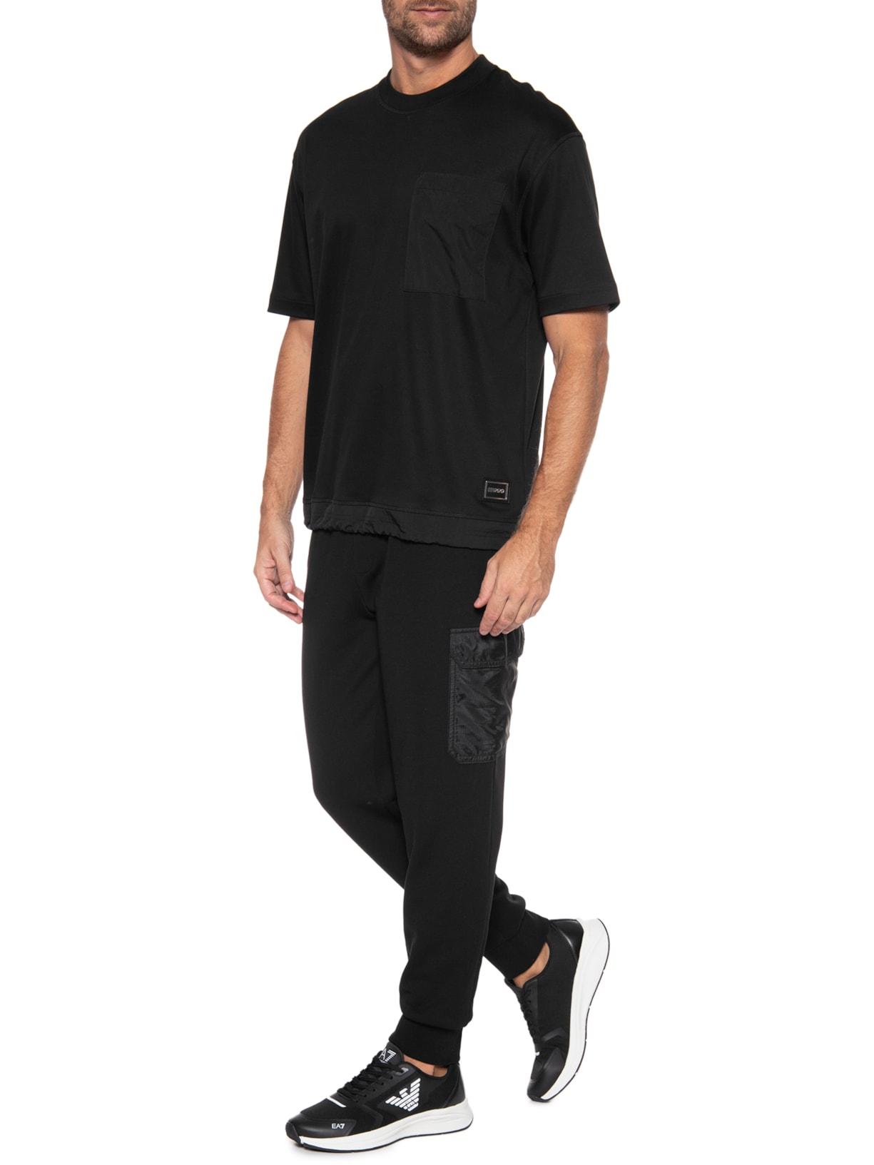 Camiseta Masculina Dangallo Preto Hugo